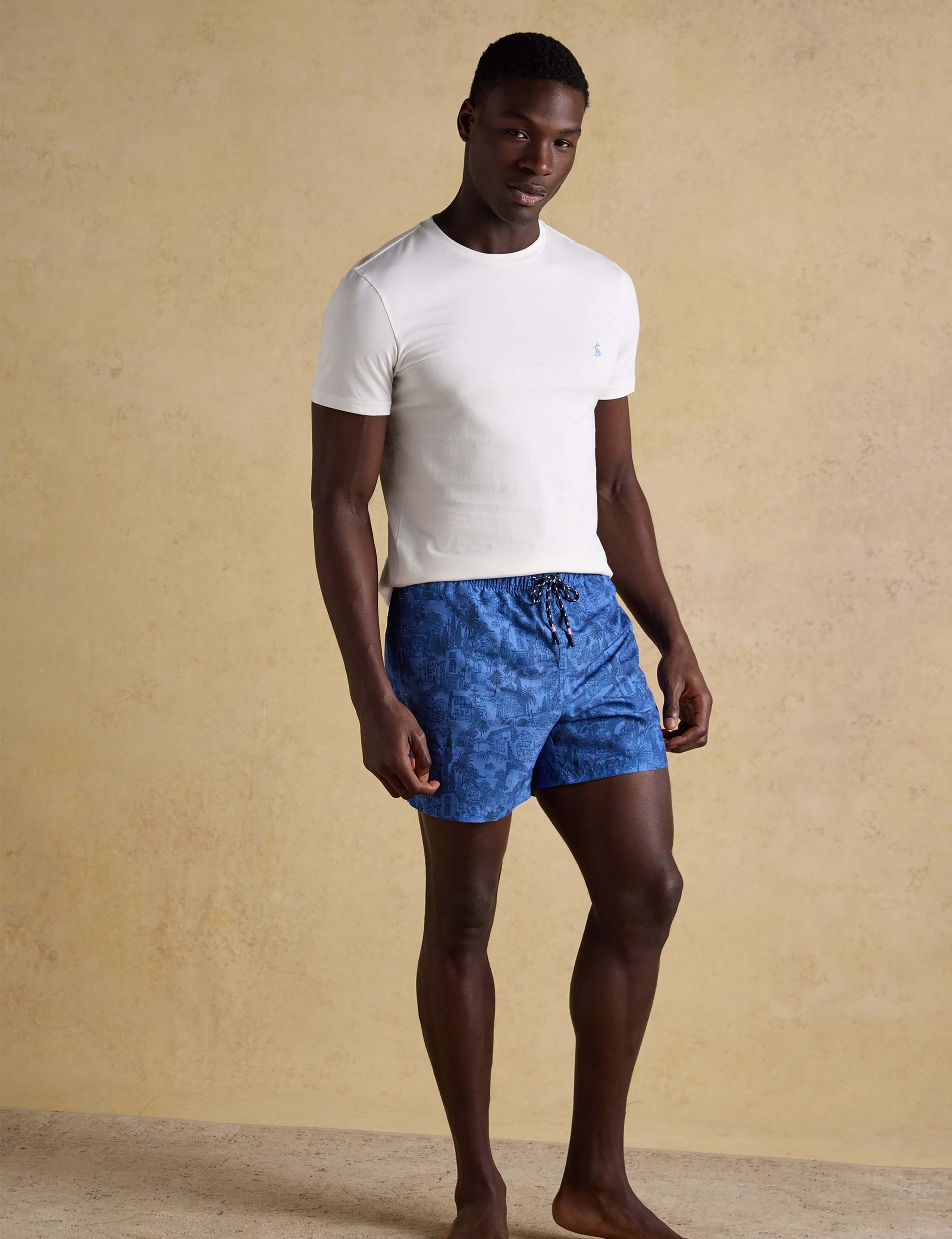 Quick Dry Pocketed Printed Swim Shorts 3 of 8