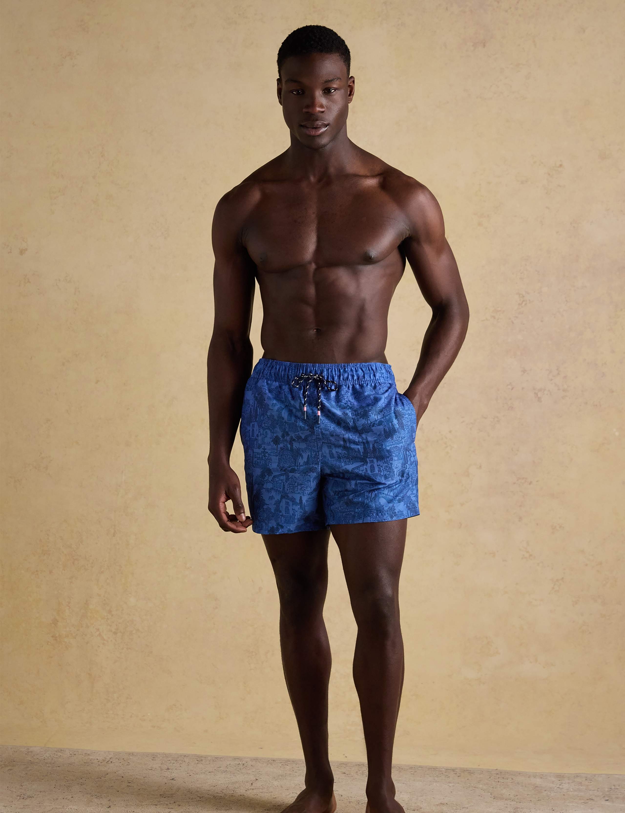 Quick Dry Pocketed Printed Swim Shorts 4 of 8