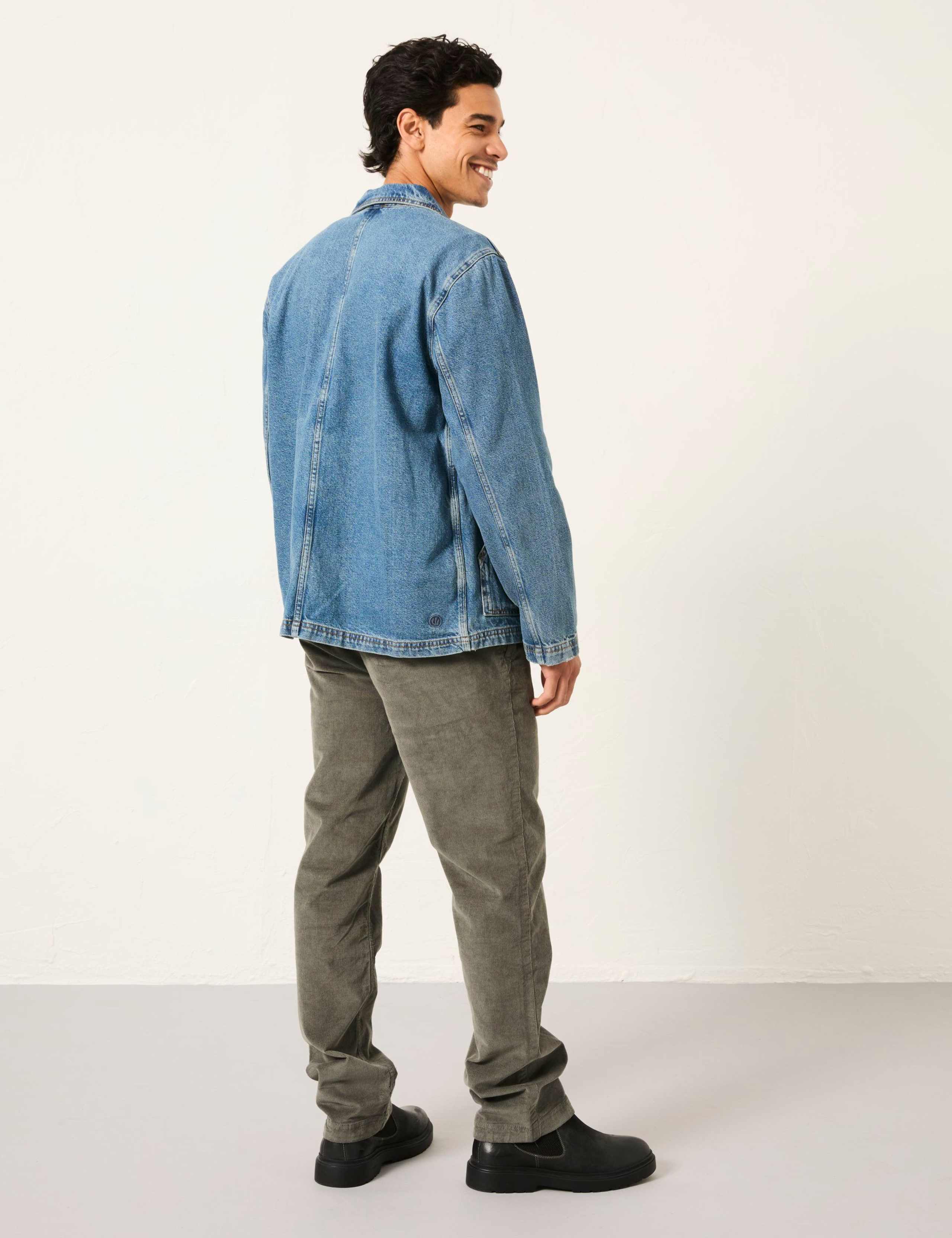 Cotton Rich Cord Chino Trousers 4 of 6