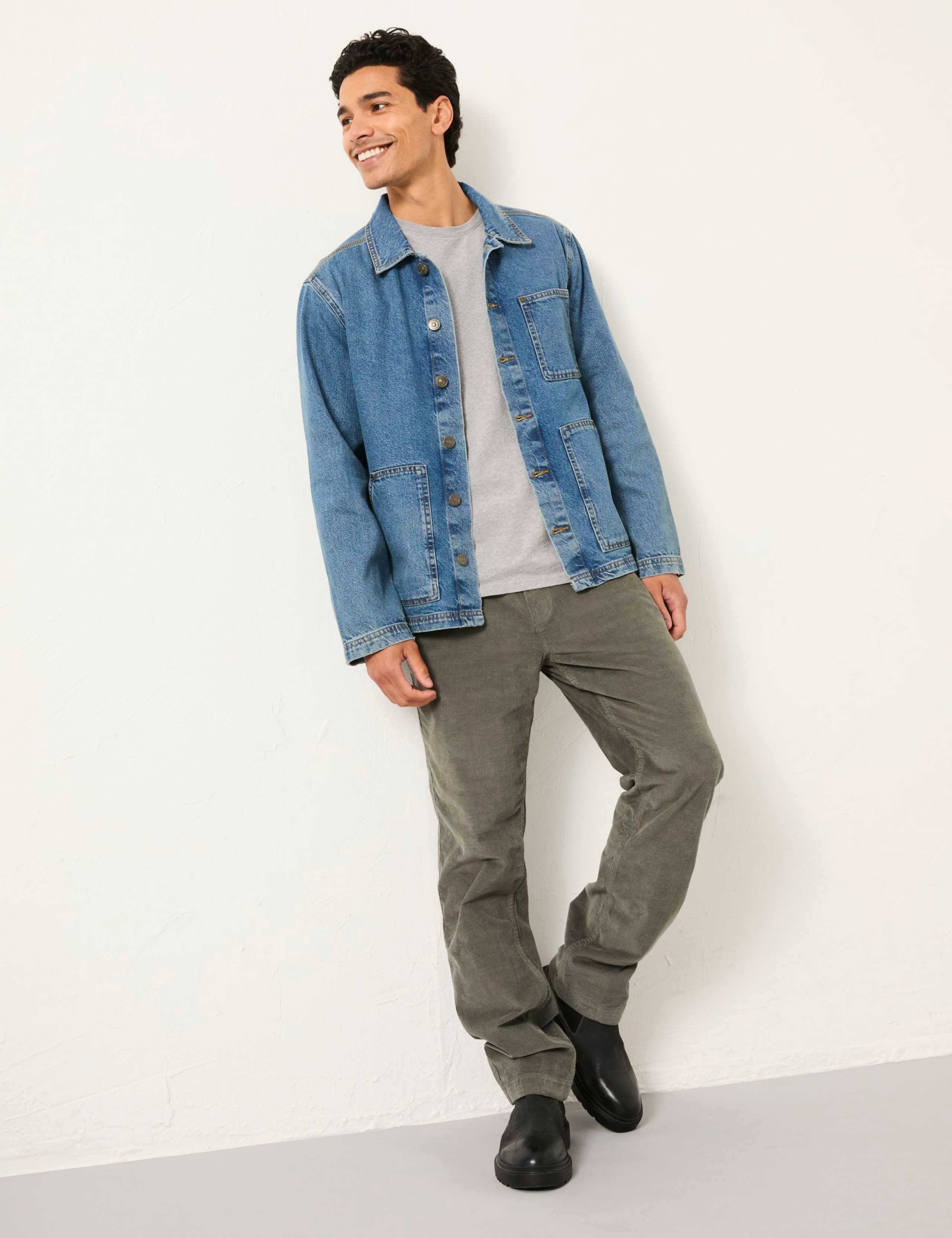 Cotton Rich Cord Chino Trousers 5 of 6