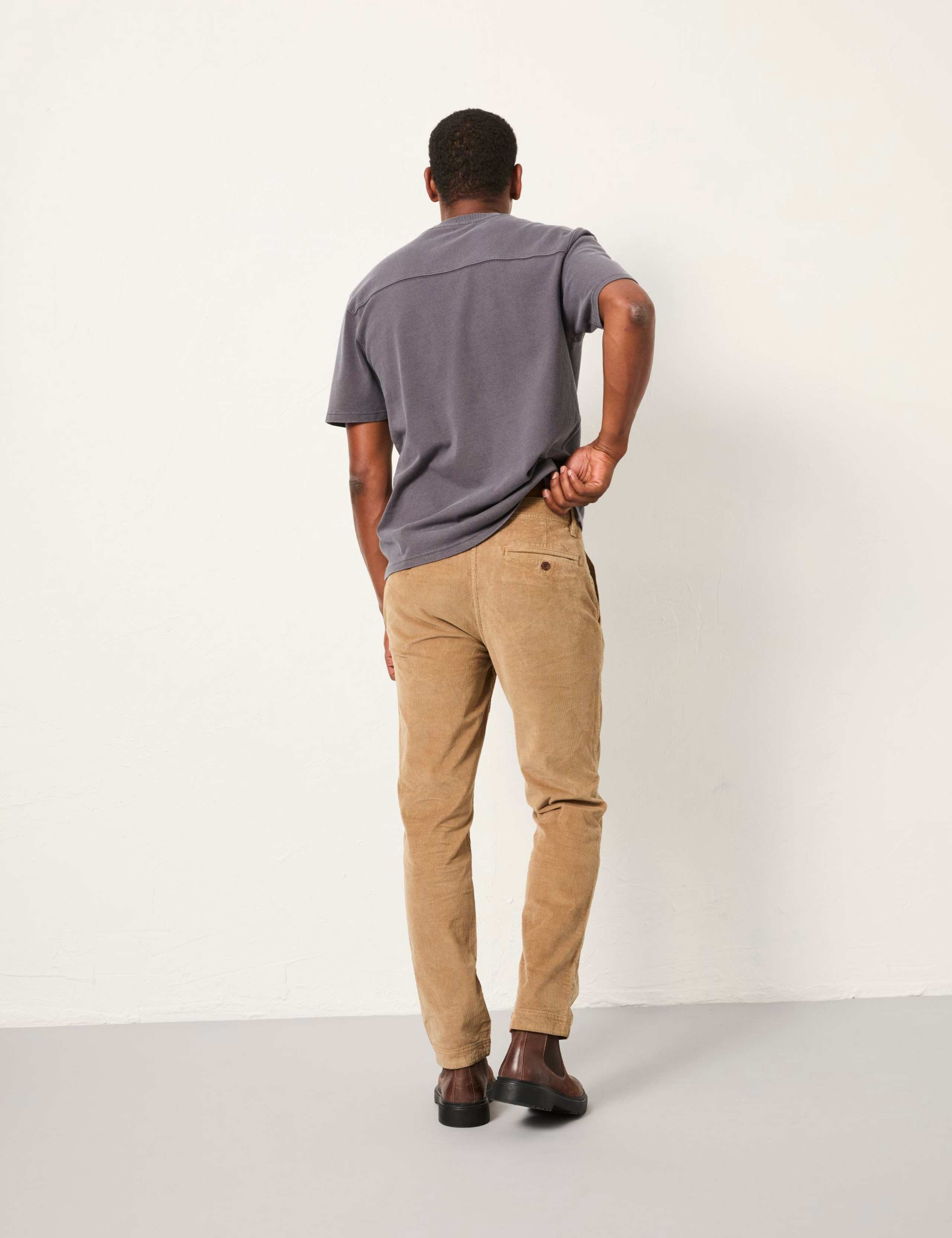 Cotton Rich Cord Chino Trousers 3 of 6