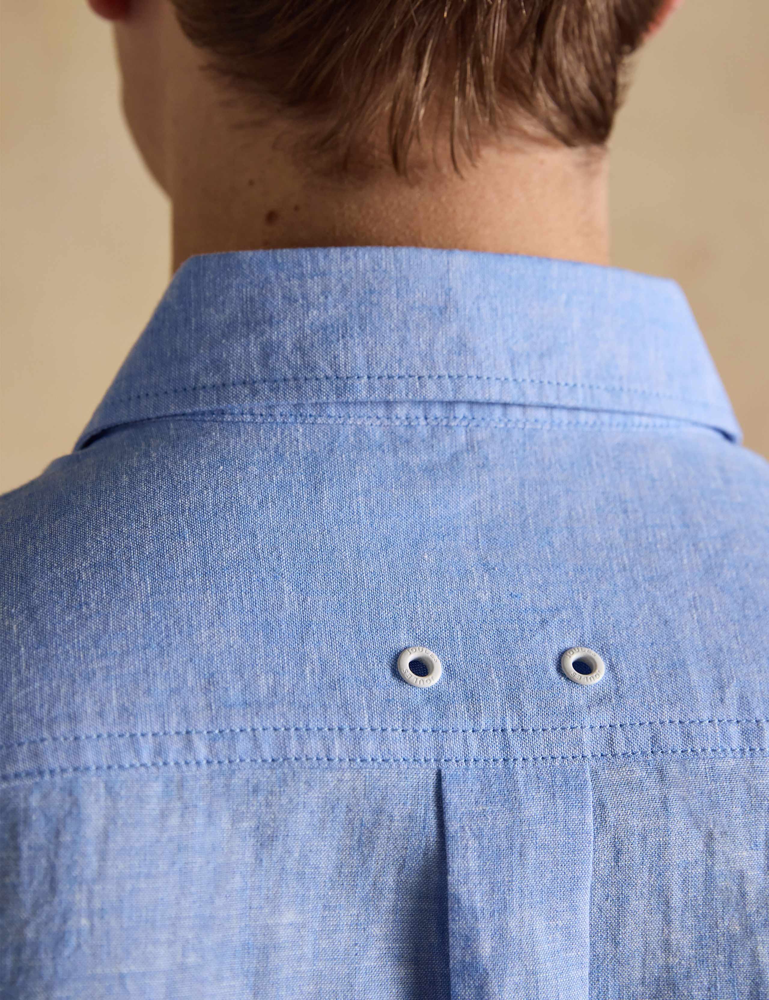 Cotton Linen Blend Short Sleeve Shirt 6 of 8