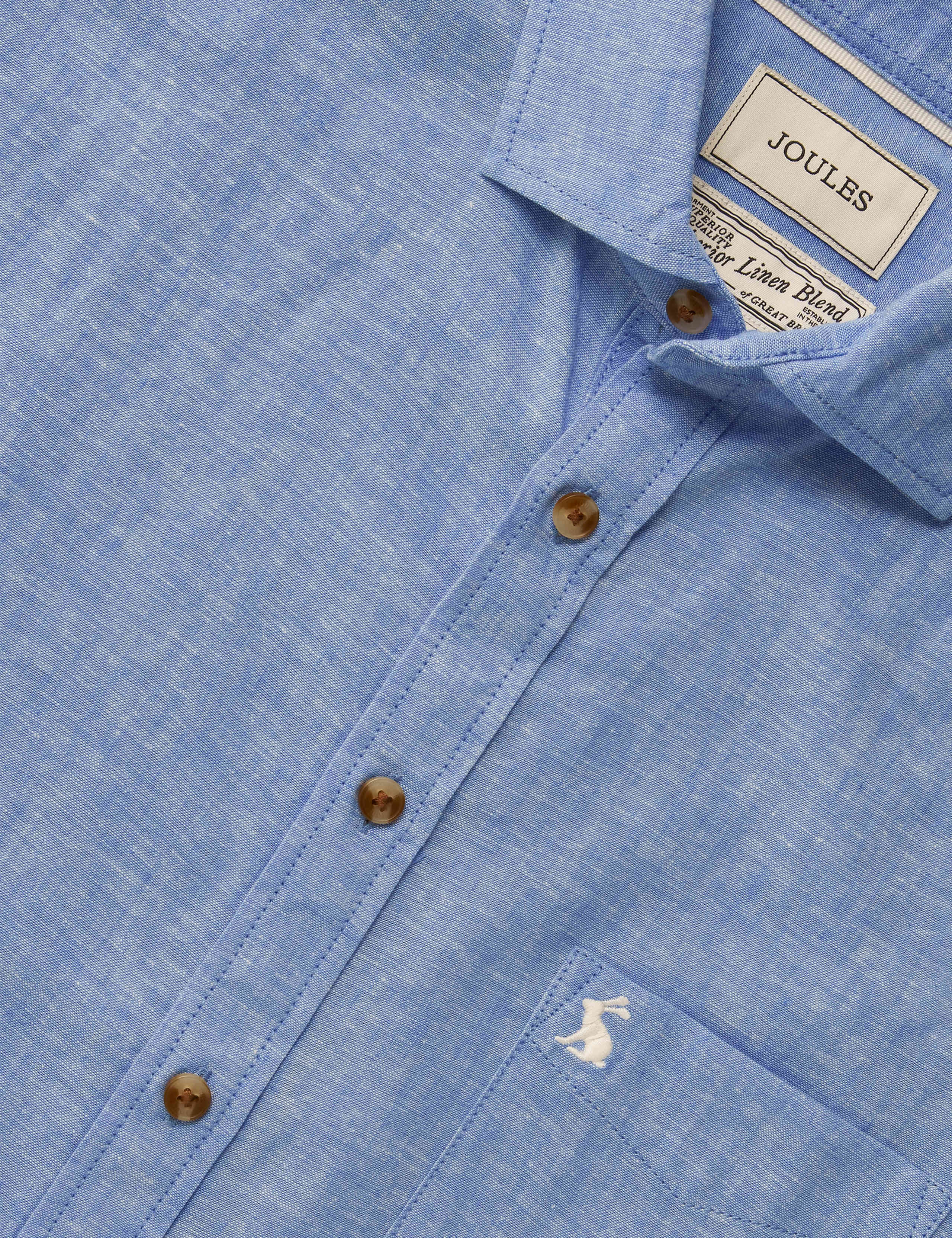 Cotton Linen Blend Short Sleeve Shirt 7 of 8