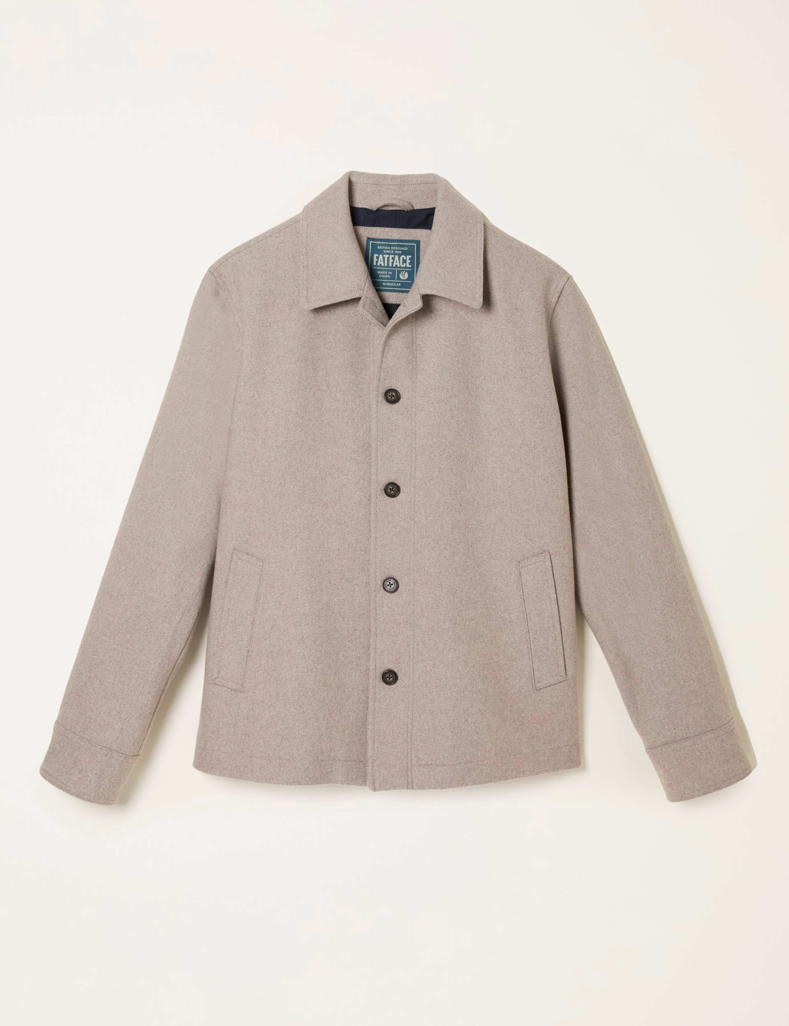 Wool Blend Overshirt 2 of 5