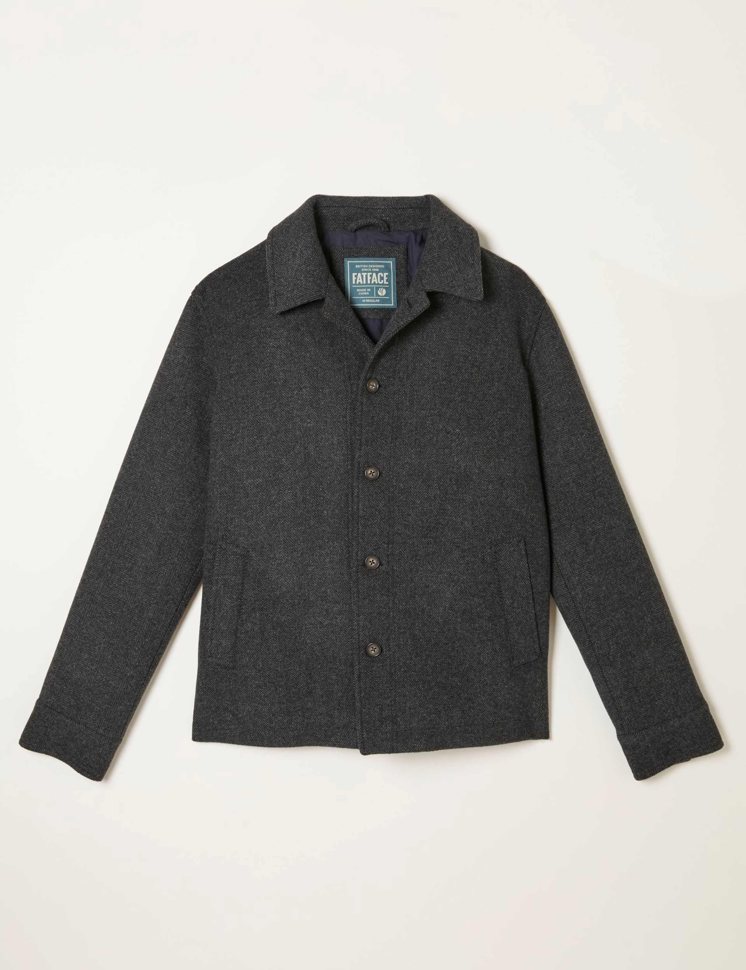 Wool Blend Overshirt 2 of 5