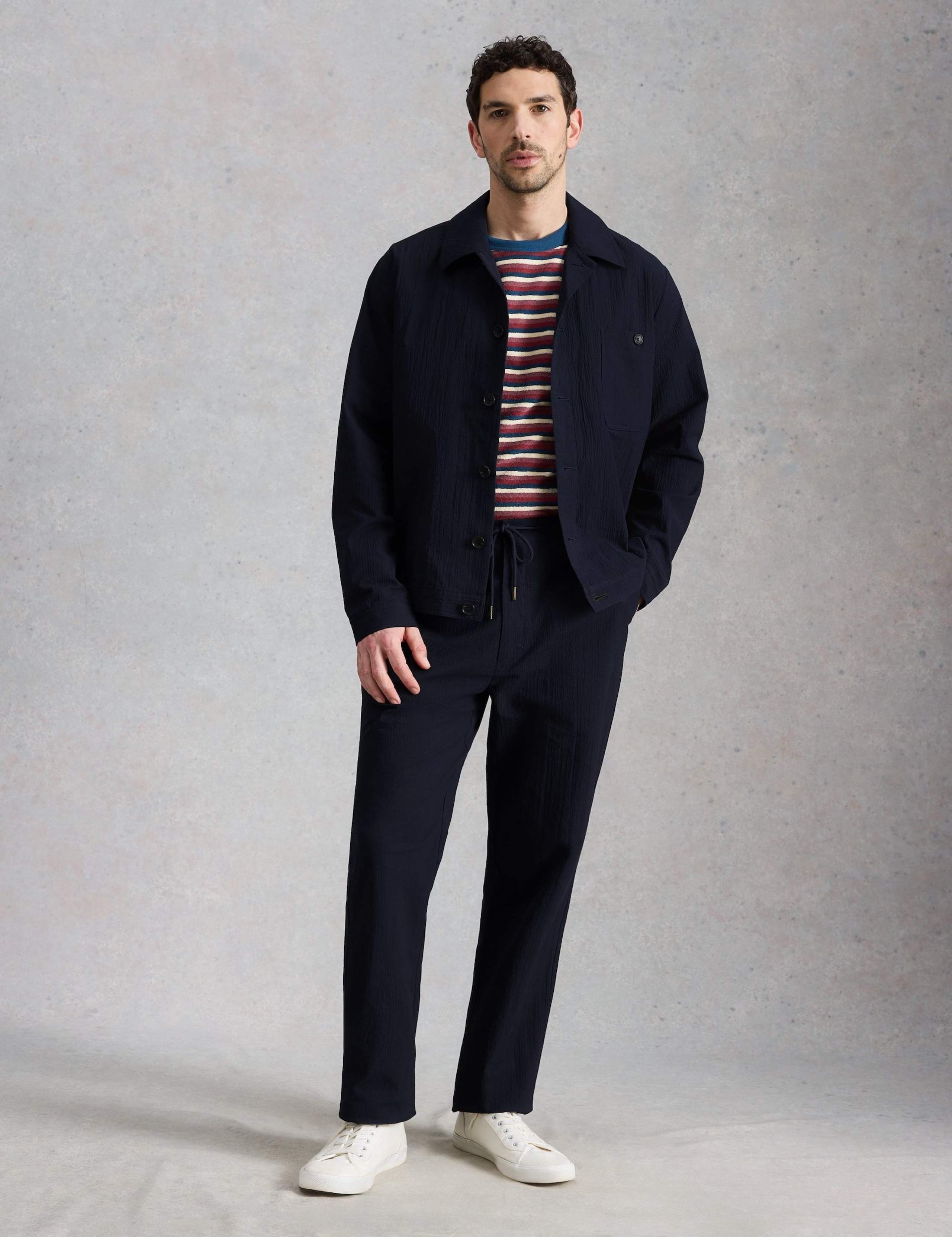 Falmouth Pure Cotton Seersucker Jacket 3 of 6