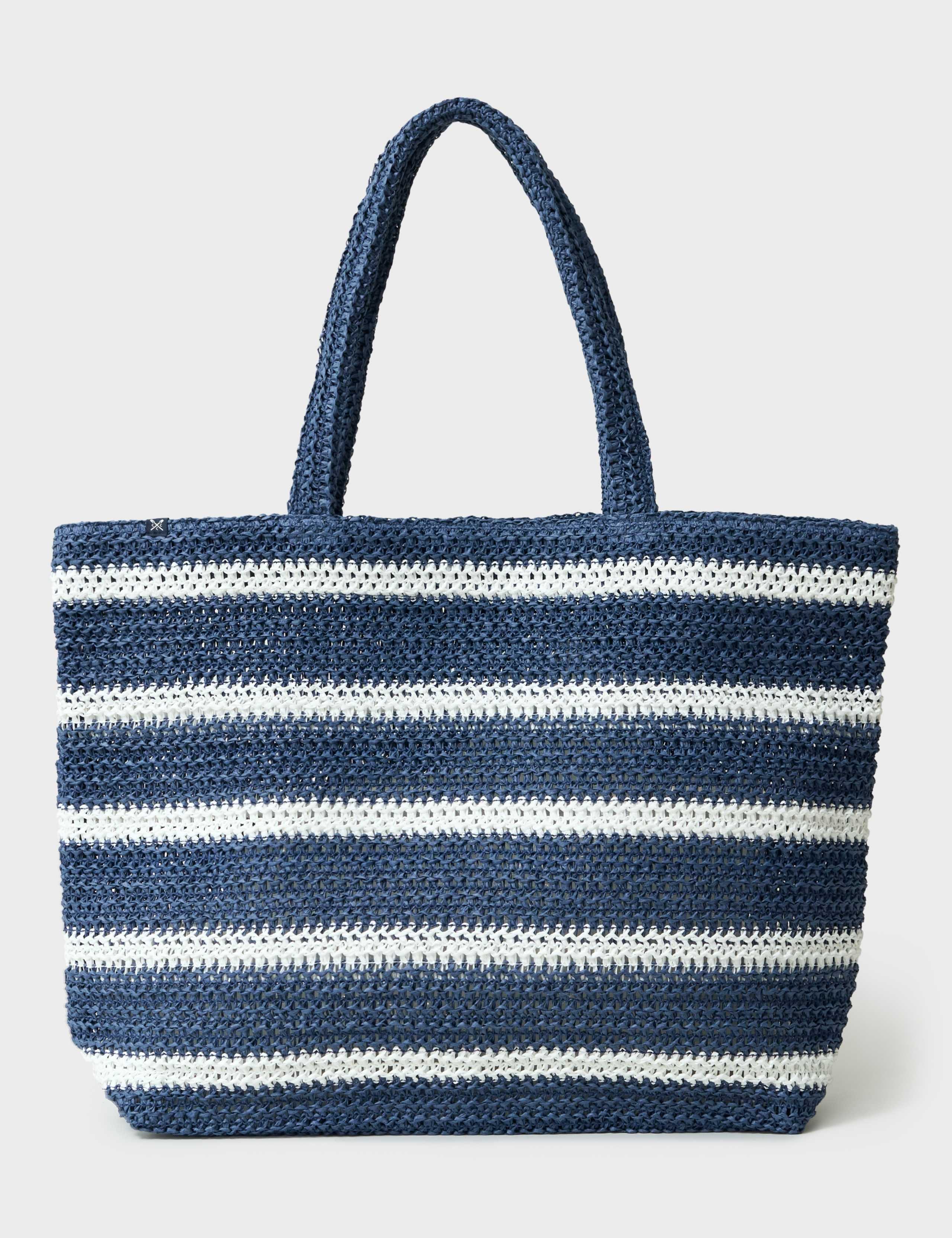 Striped Woven Shoulder Bag 1 of 3