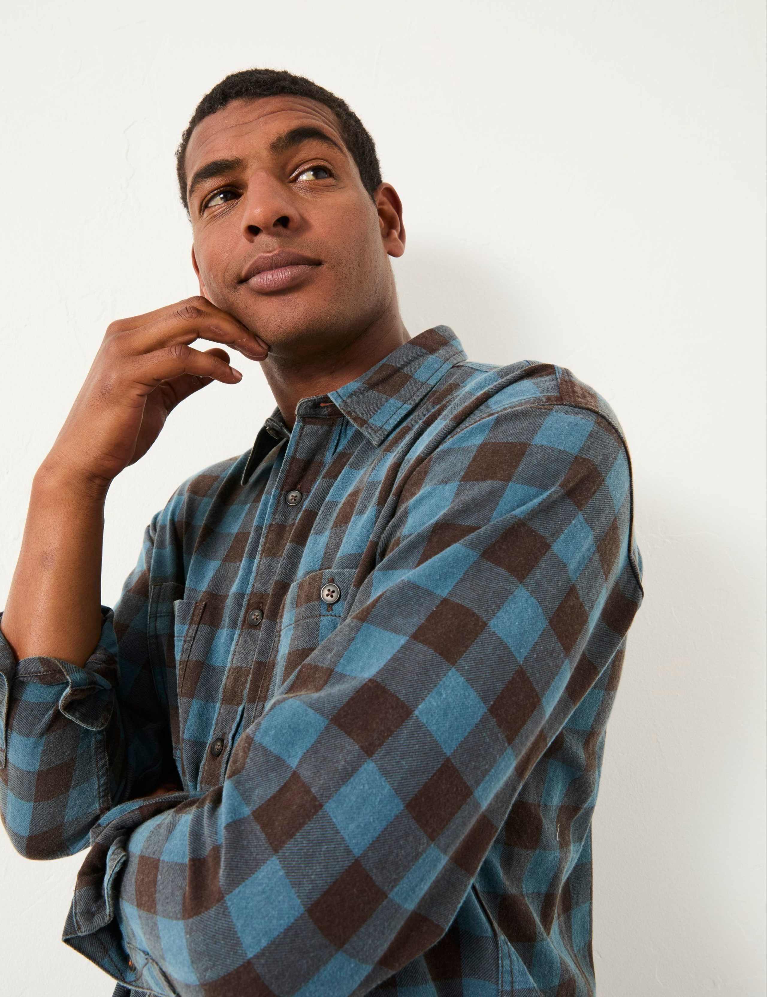 Regular Fit Pure Cotton Gingham Shirt 4 of 5