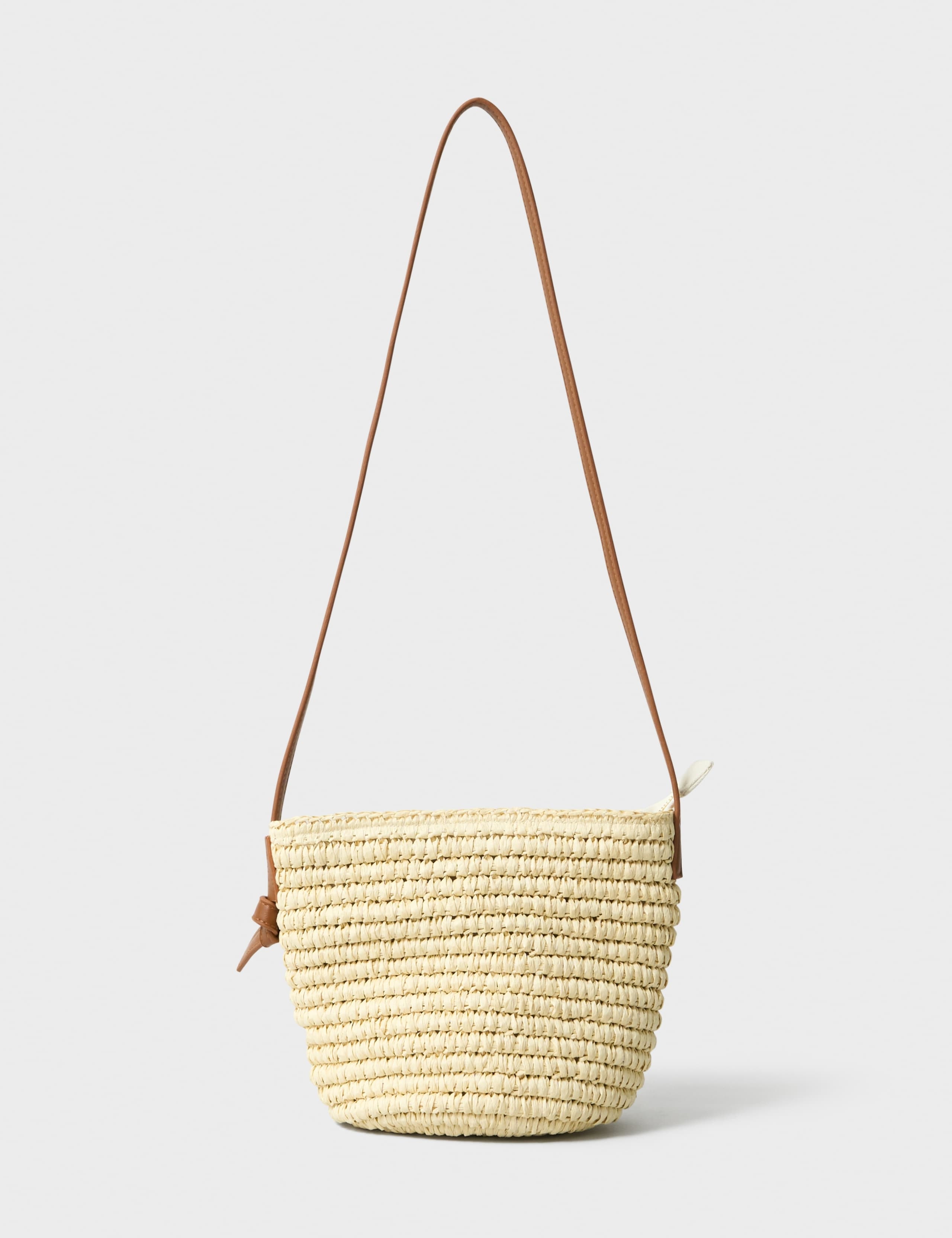 Paper Woven Cross Body Bag 1 of 3