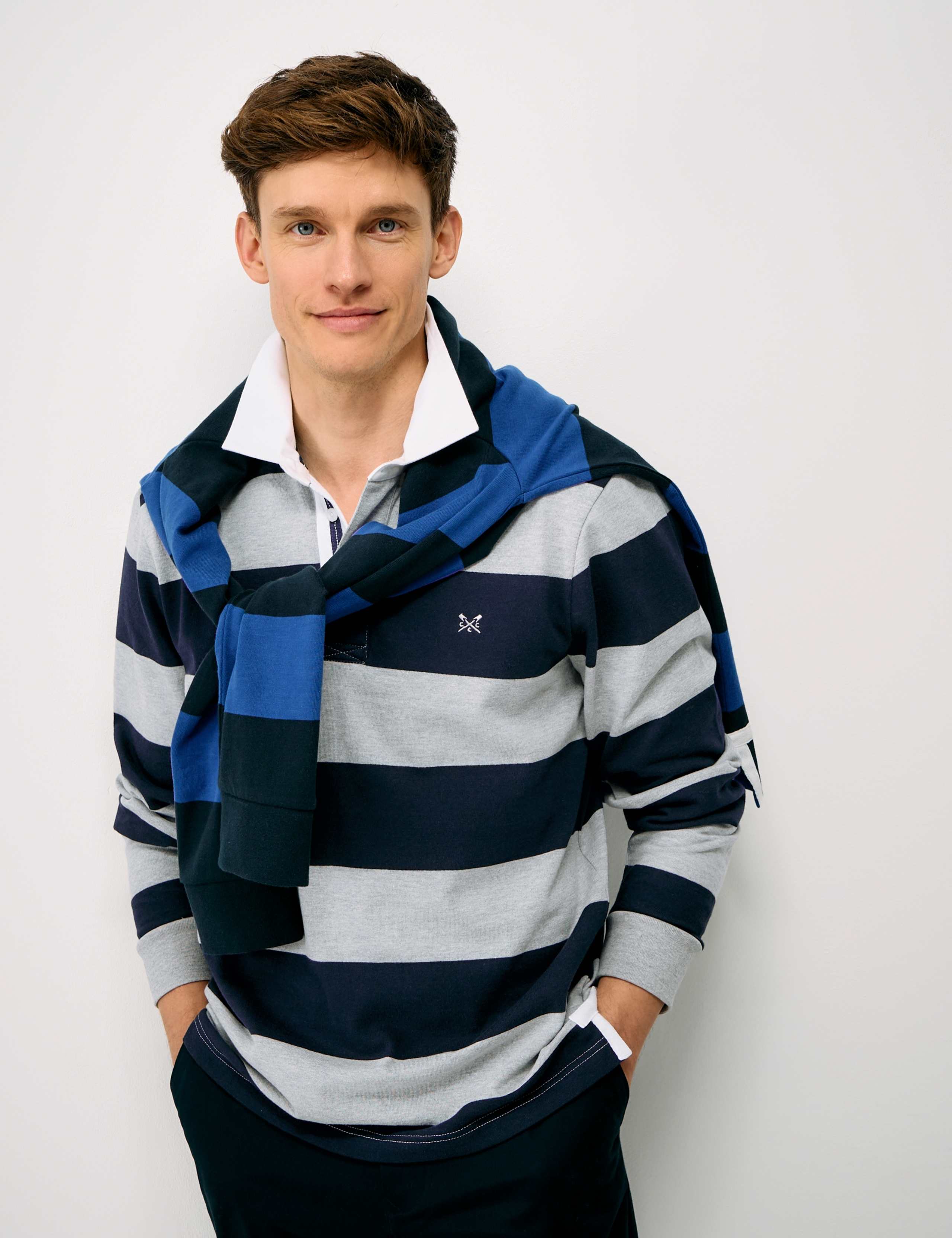 Pure Cotton Heritage Stripe Rugby Shirt 3 of 5