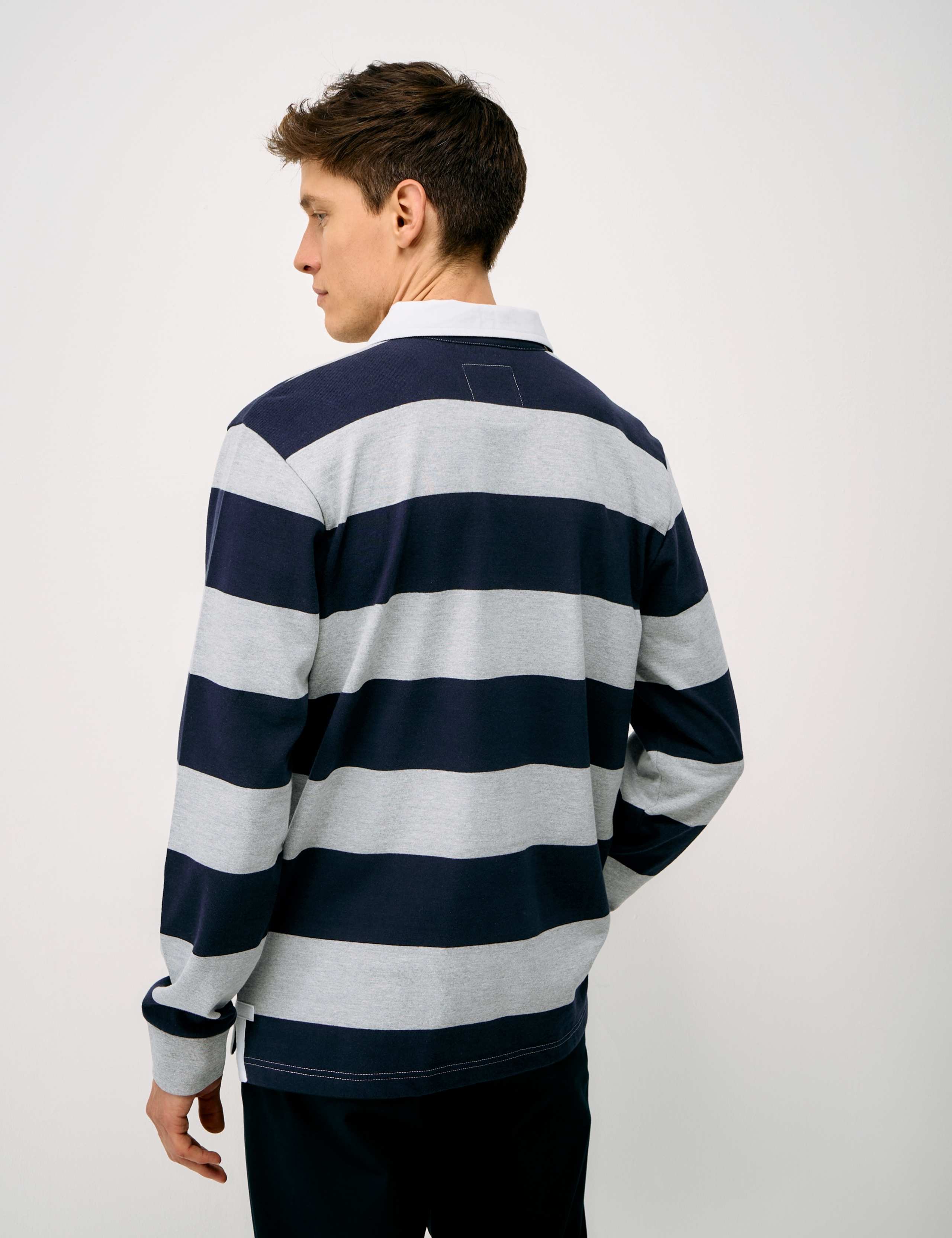 Pure Cotton Heritage Stripe Rugby Shirt 4 of 5