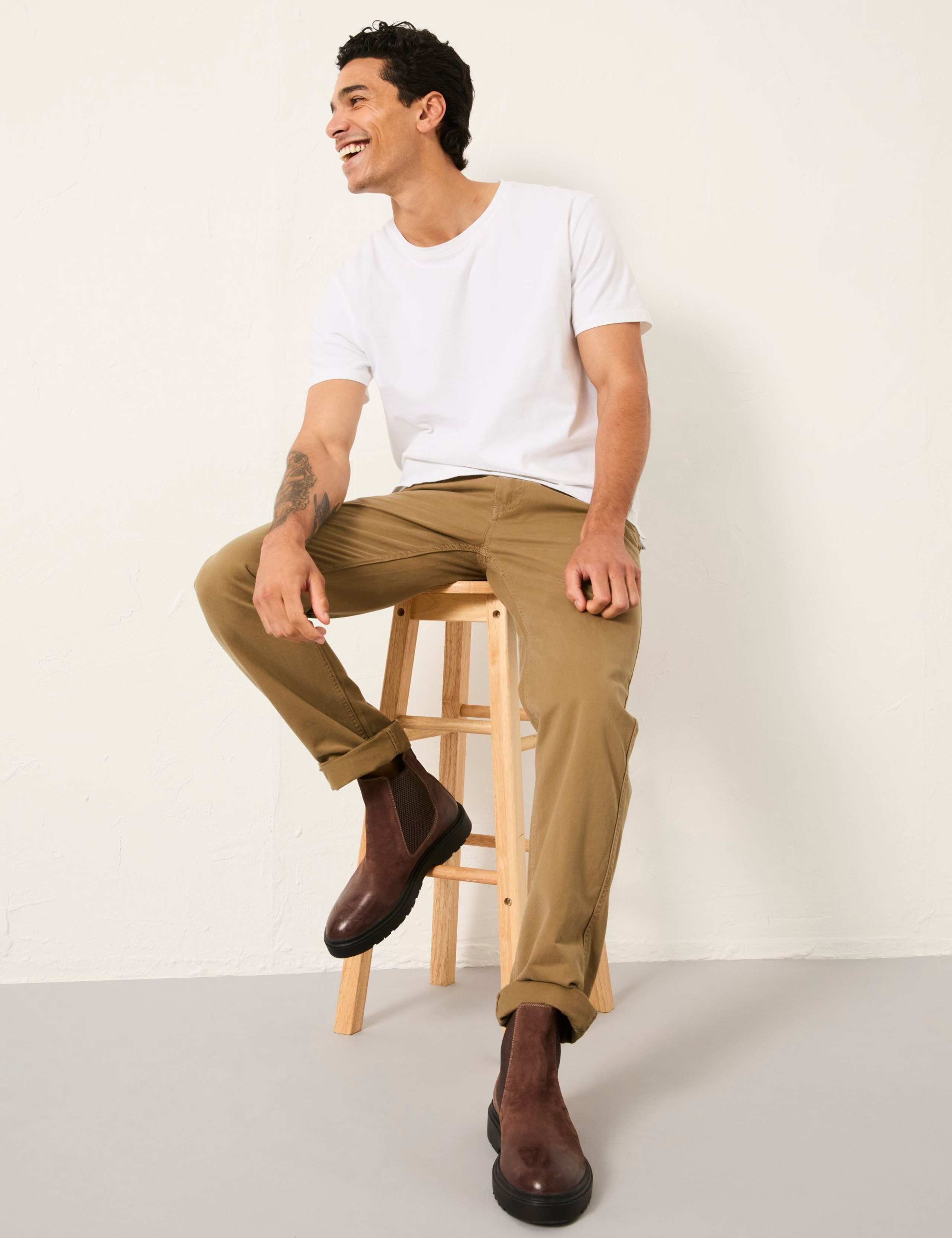 Pure Cotton Modern Coastal Chinos 3 of 6