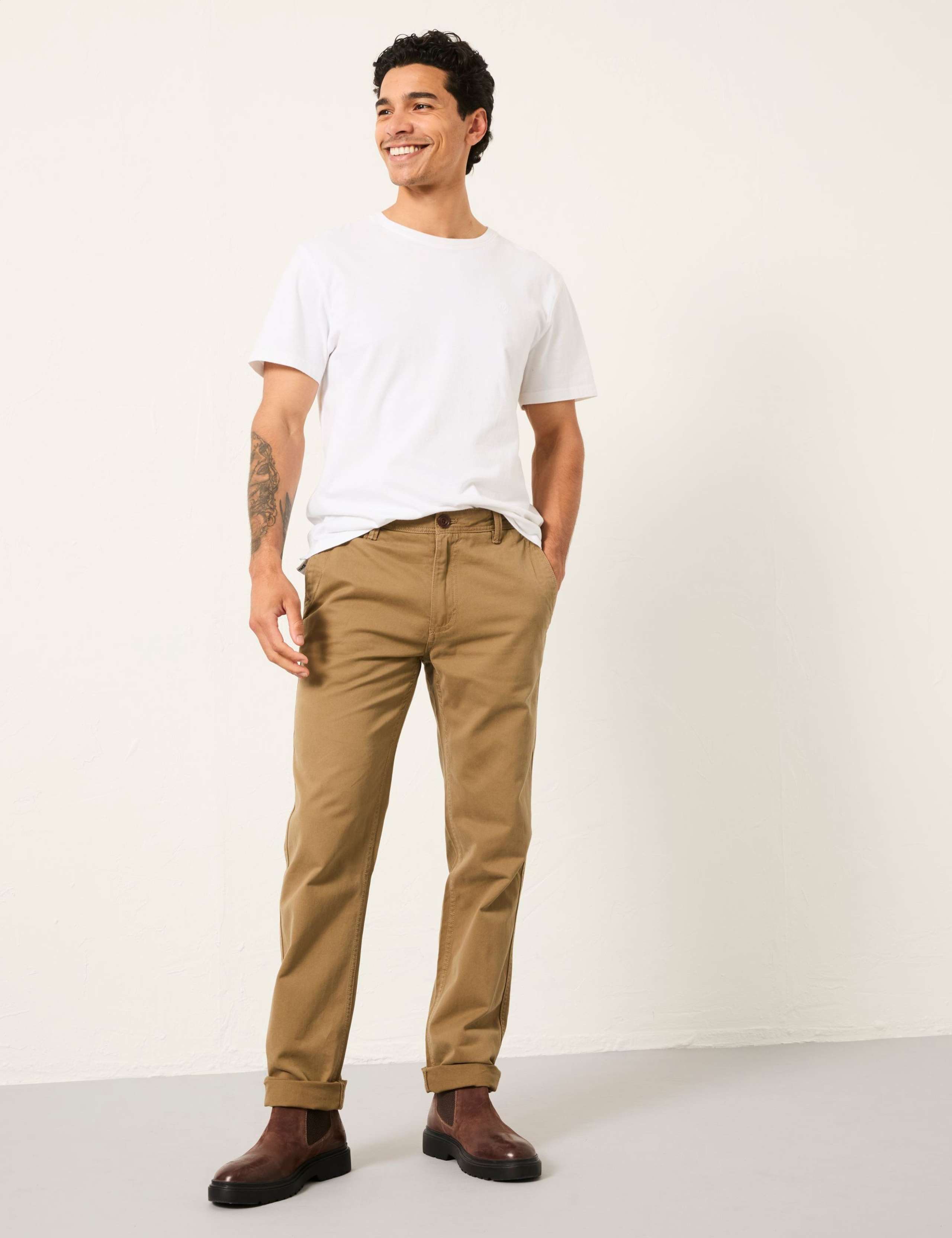 Pure Cotton Modern Coastal Chinos 5 of 6