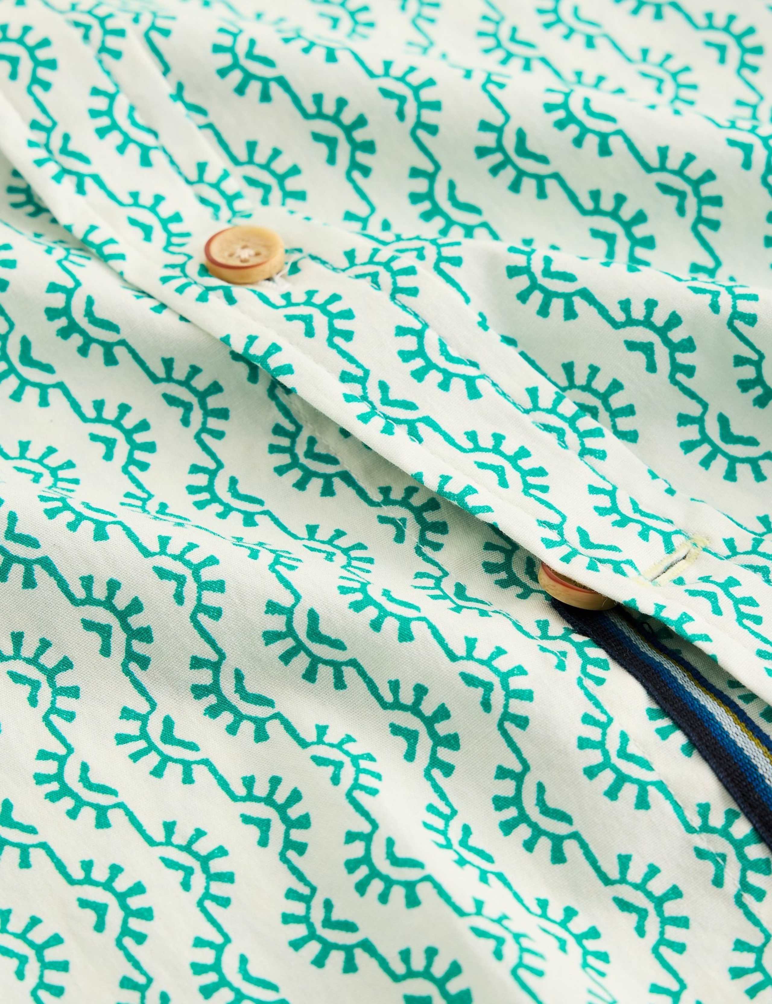 Cotton Stretch Printed Short Sleeve Shirt 6 of 6