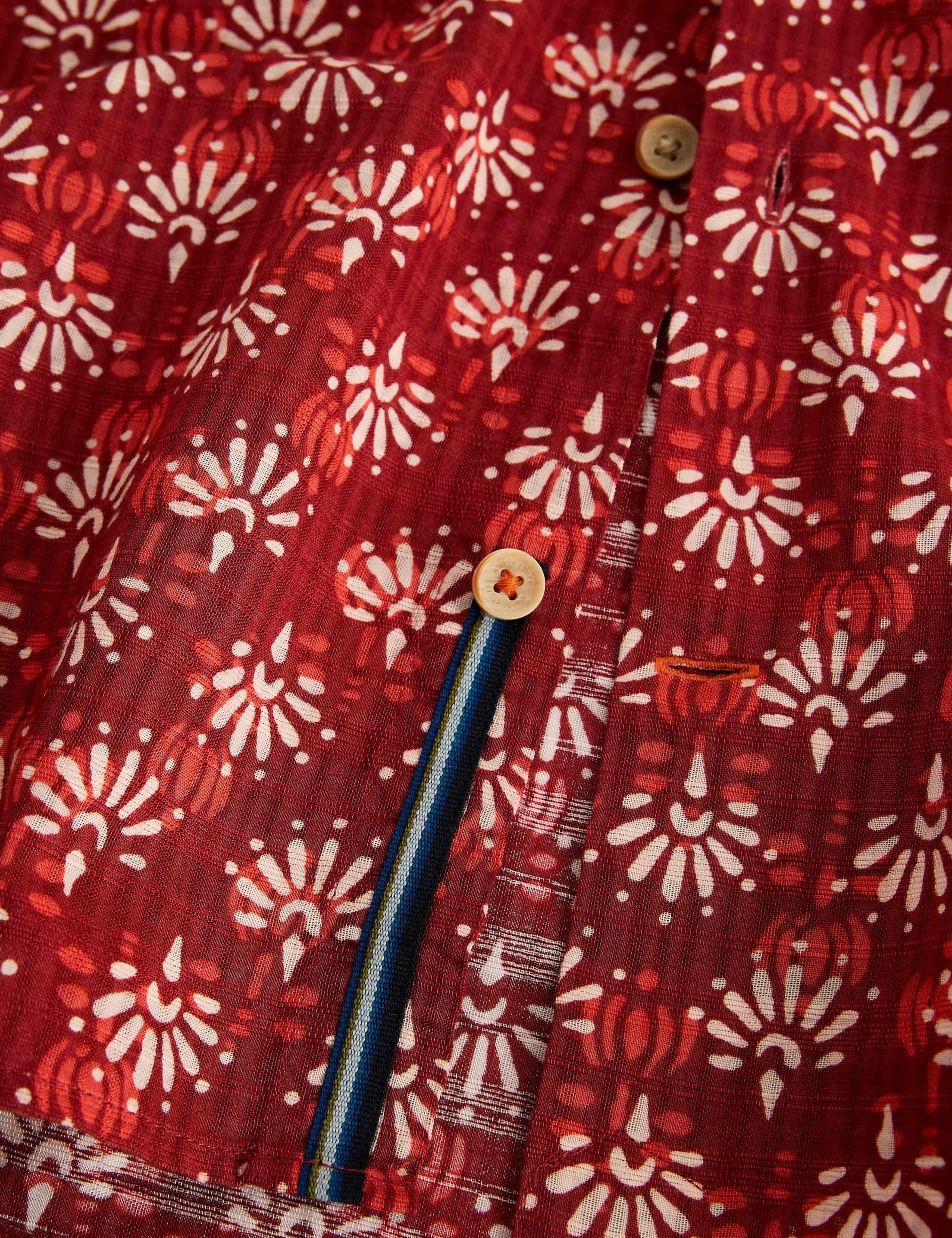 Pure Cotton Printed Short Sleeve Shirt 3 of 6