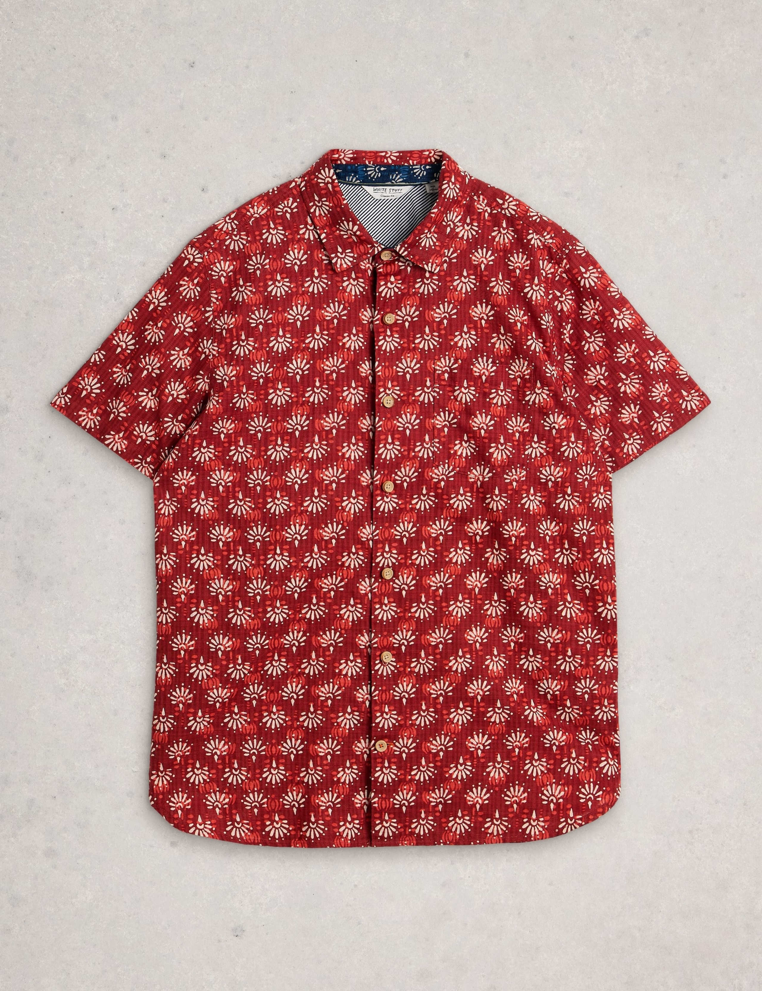 Pure Cotton Printed Short Sleeve Shirt 4 of 6