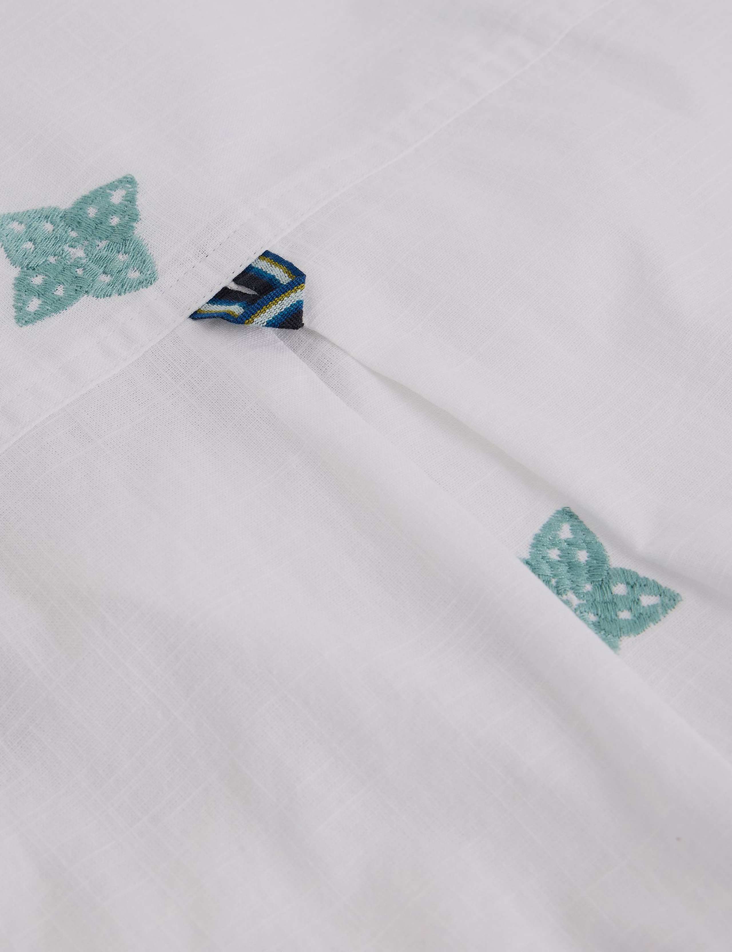 Pure Cotton Embroidered Short Sleeve Shirt 6 of 6