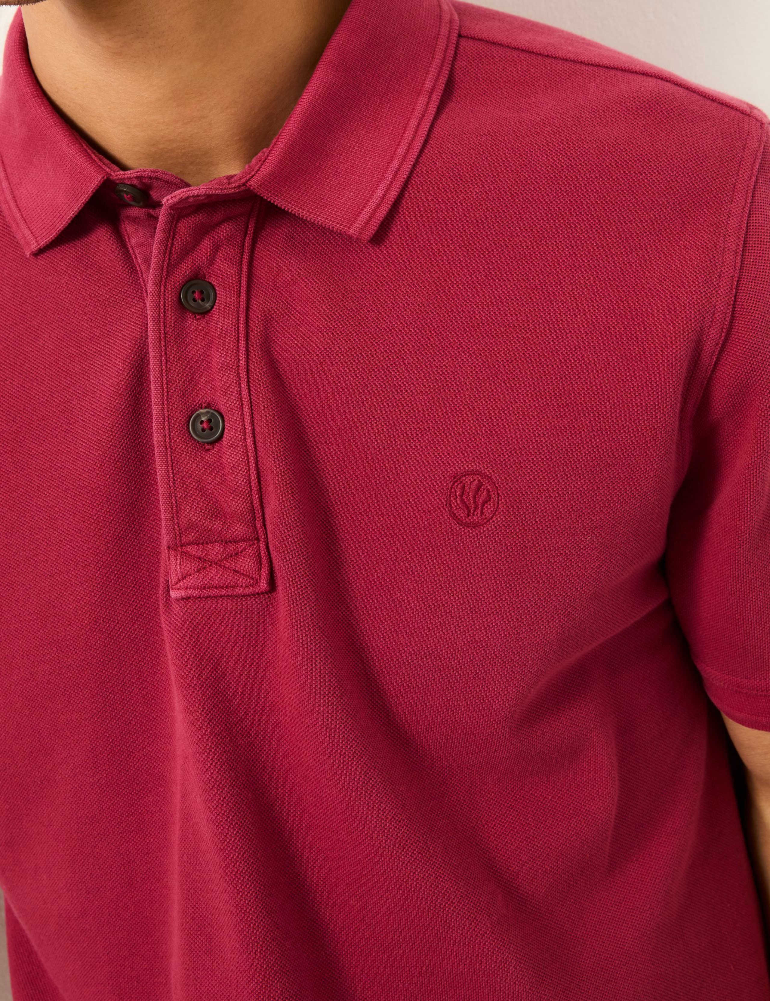 Pure Cotton Pique Polo Shirt 6 of 6