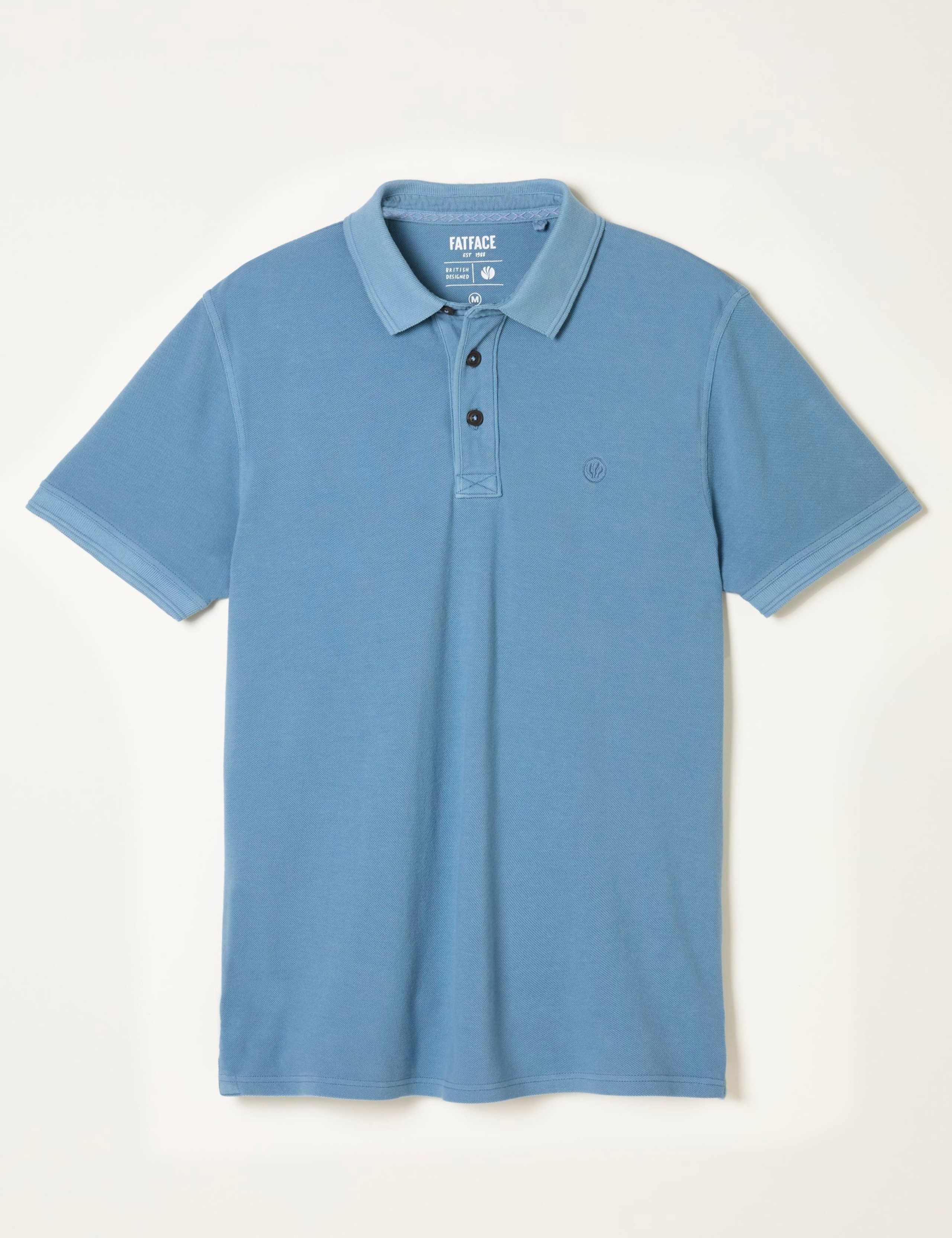 Pure Cotton Pique Polo Shirt 2 of 5