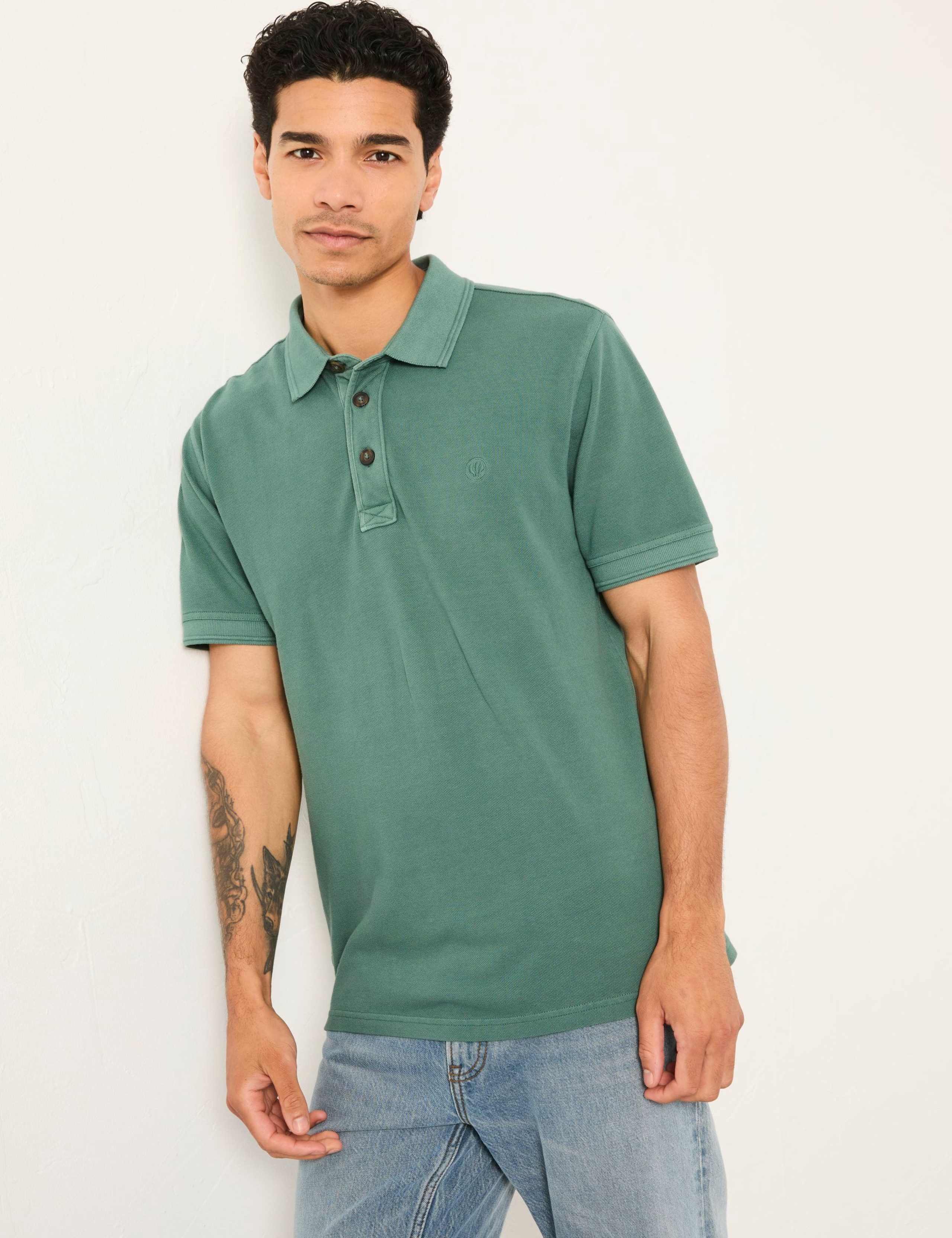 Pure Cotton Pique Polo Shirt 1 of 6