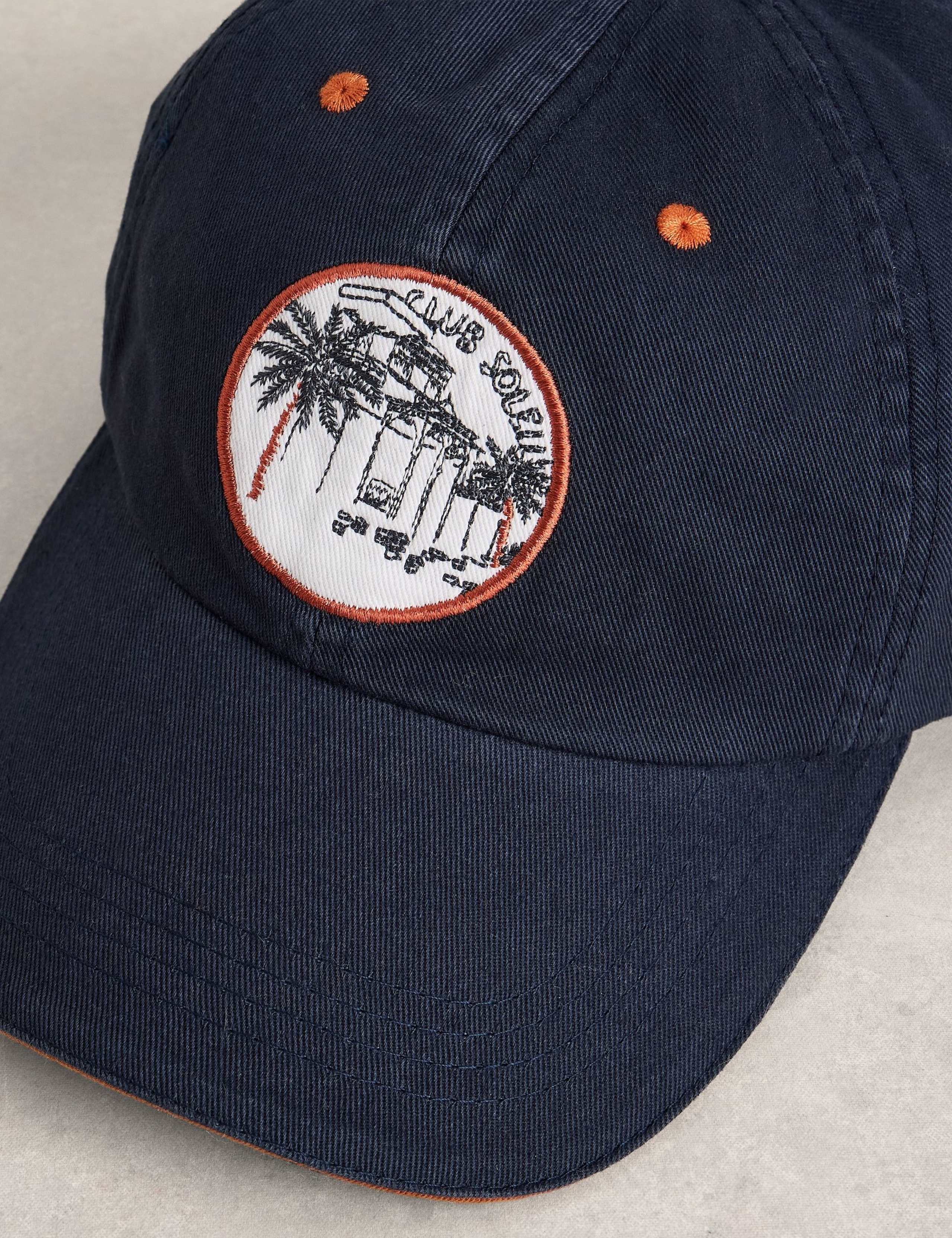 Pure Cotton Patch Baseball Cap 2 of 2