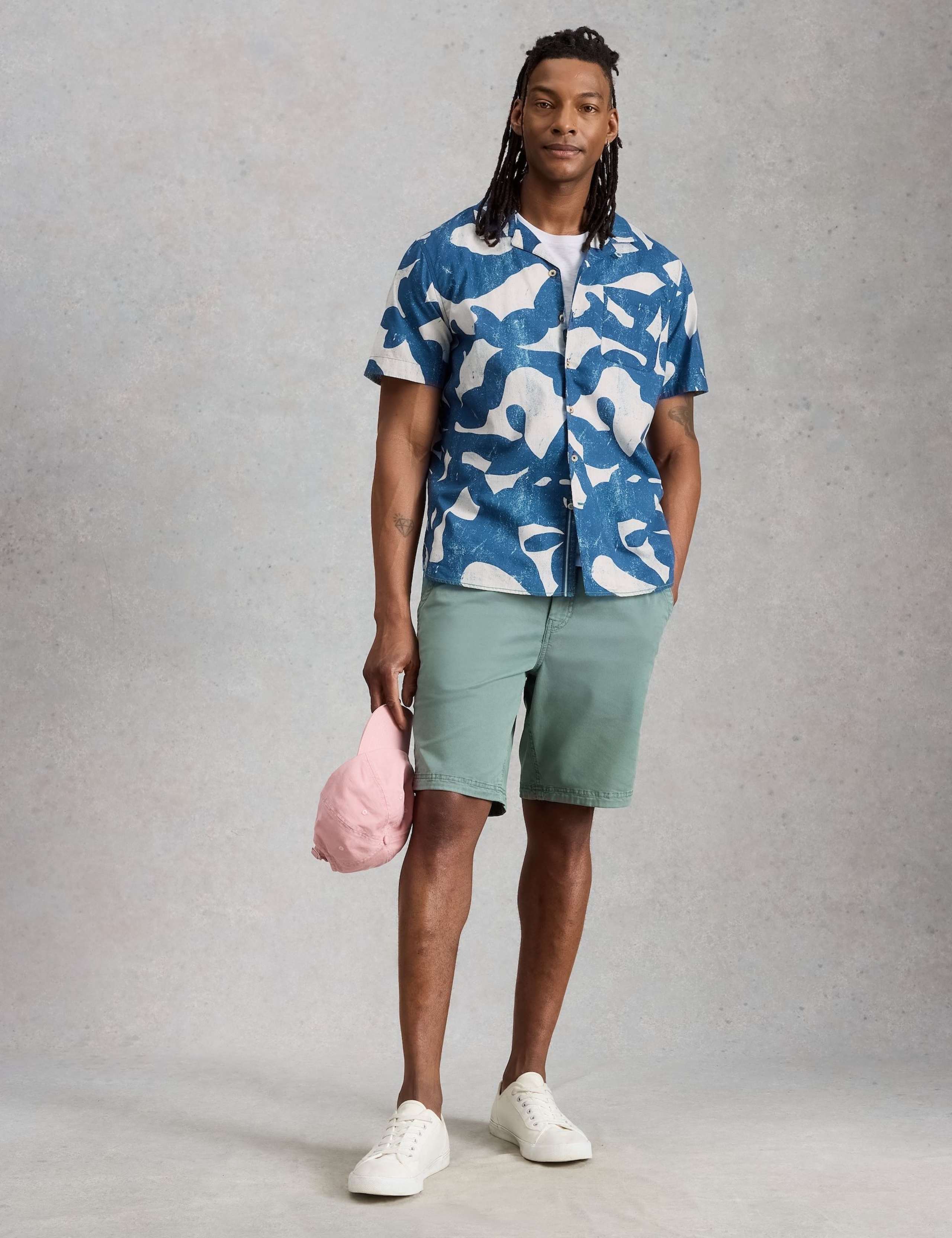 Pure Cotton Printed Short Sleeve Shirt 1 of 6