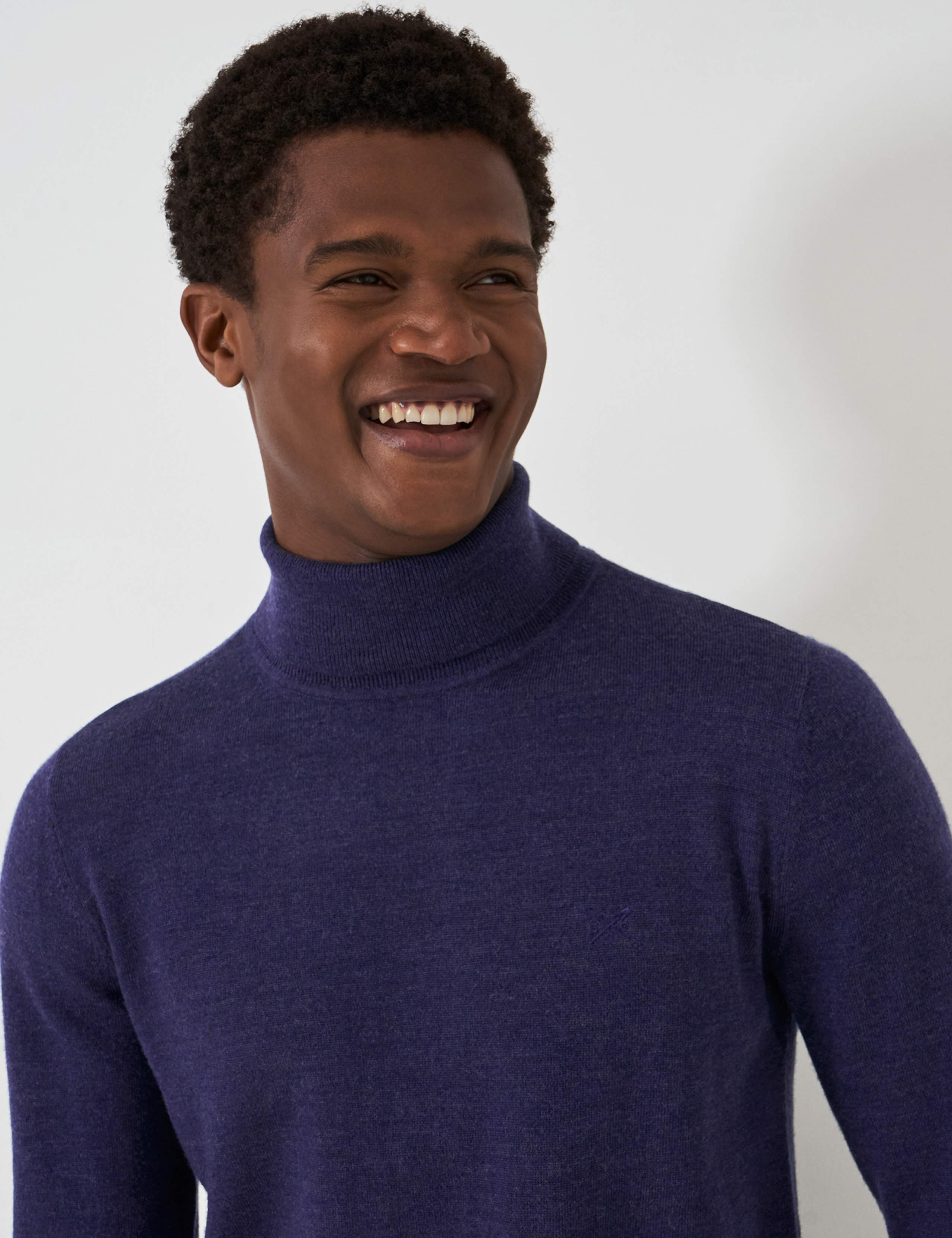 Pure Merino Wool Roll Neck Jumper 4 of 5