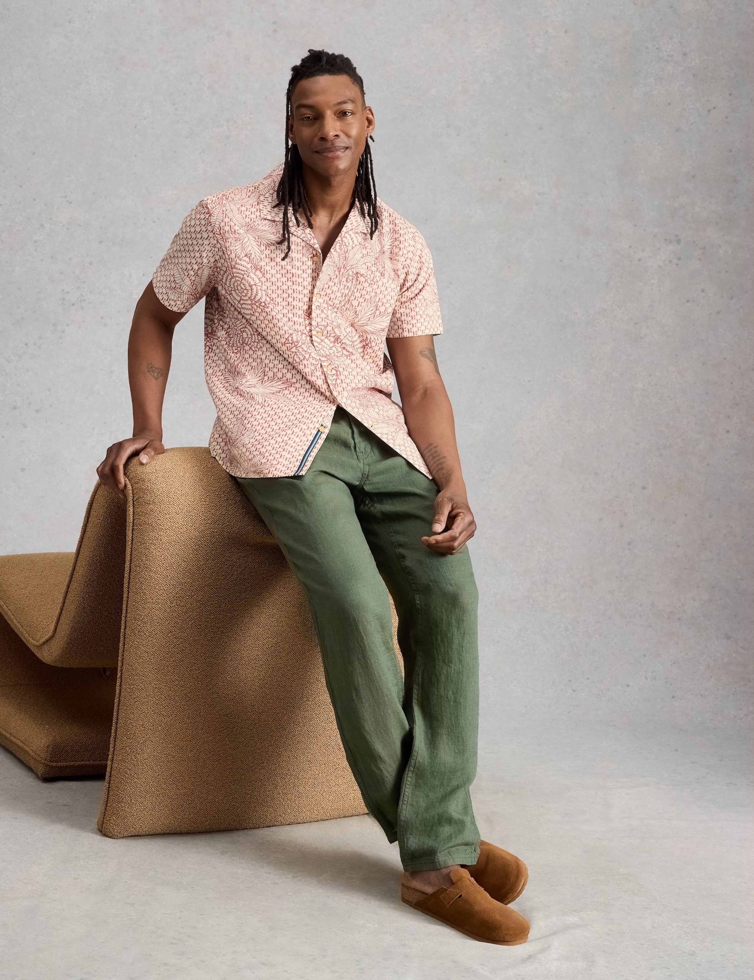 Pure Cotton Printed Short Sleeve Shirt 3 of 6