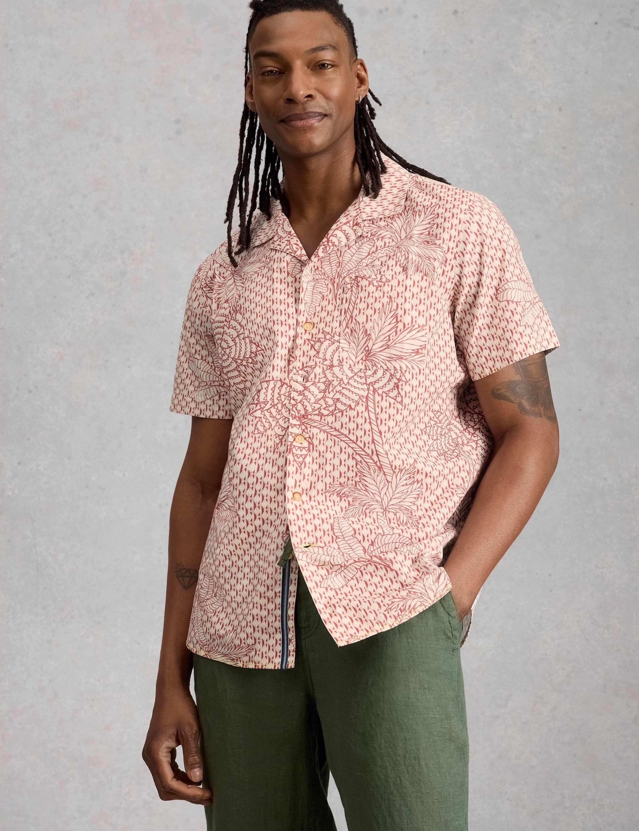 Pure Cotton Printed Short Sleeve Shirt 4 of 6