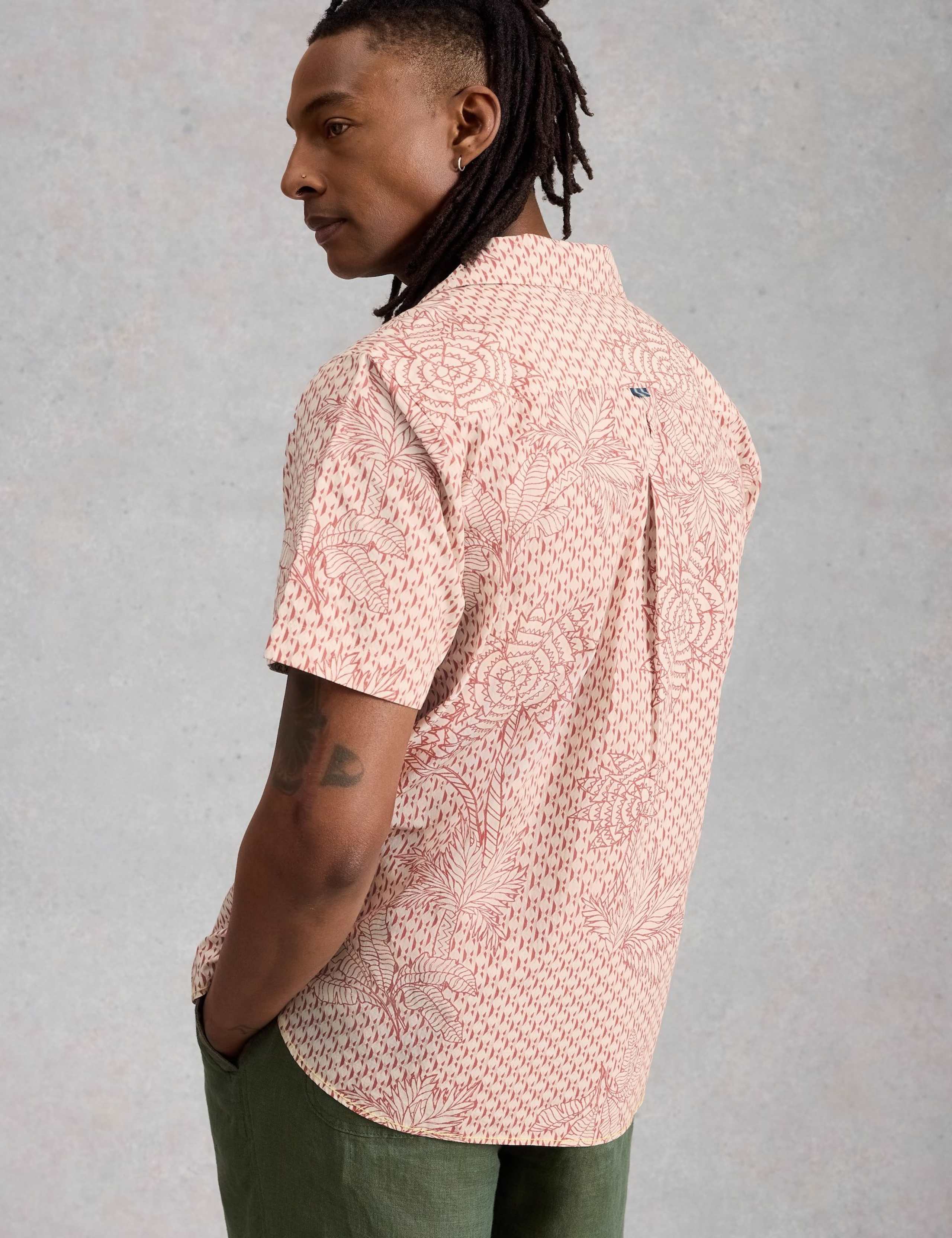 Pure Cotton Printed Short Sleeve Shirt 5 of 6