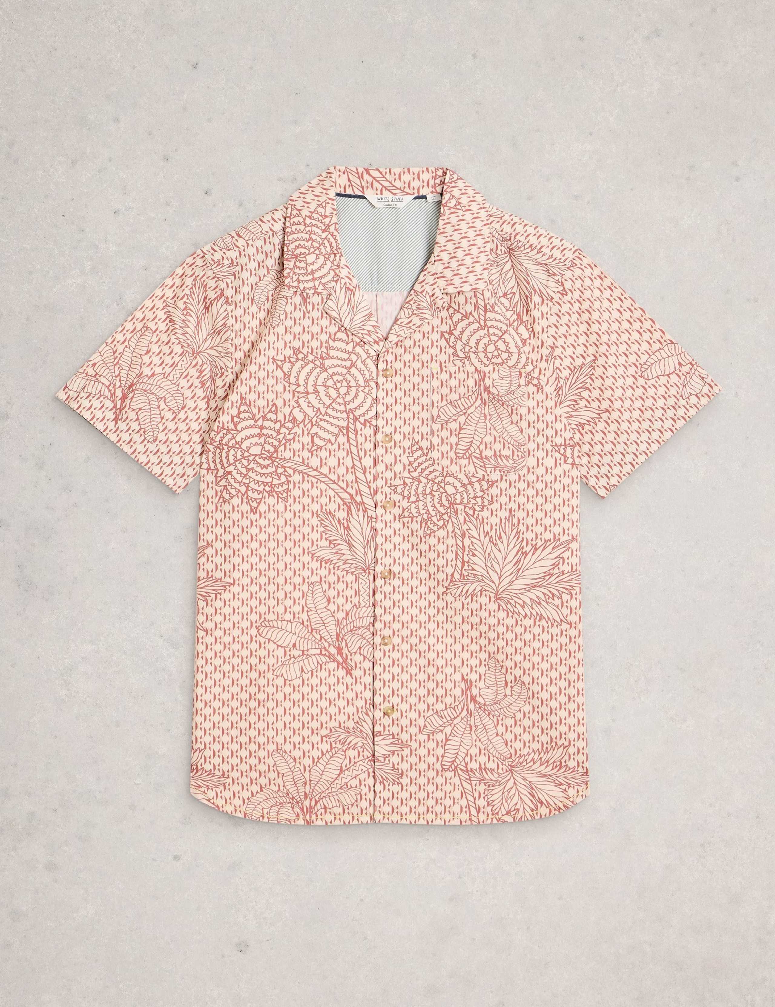 Pure Cotton Printed Short Sleeve Shirt 2 of 6