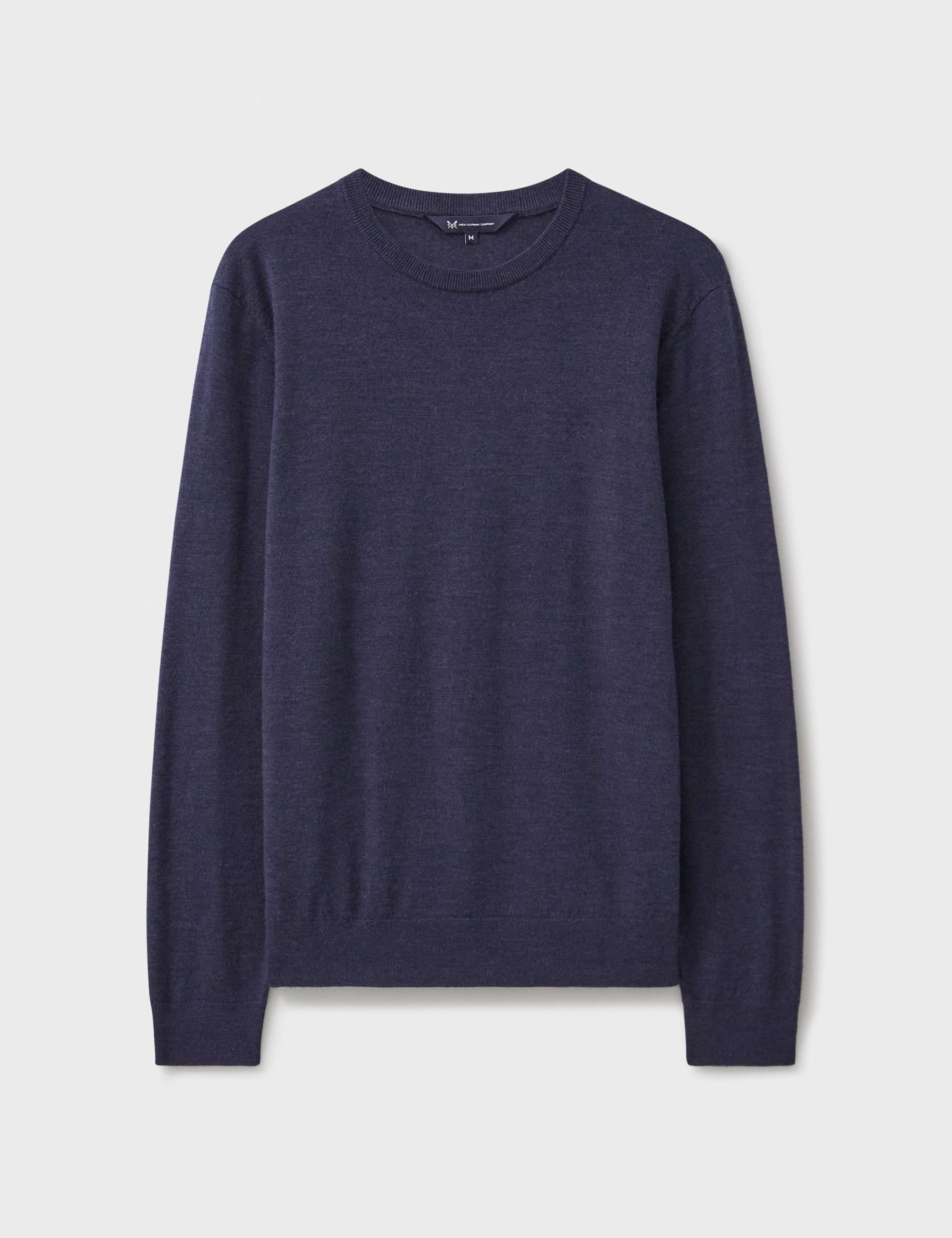 Pure Merino Wool Crew Neck Jumper 2 of 5