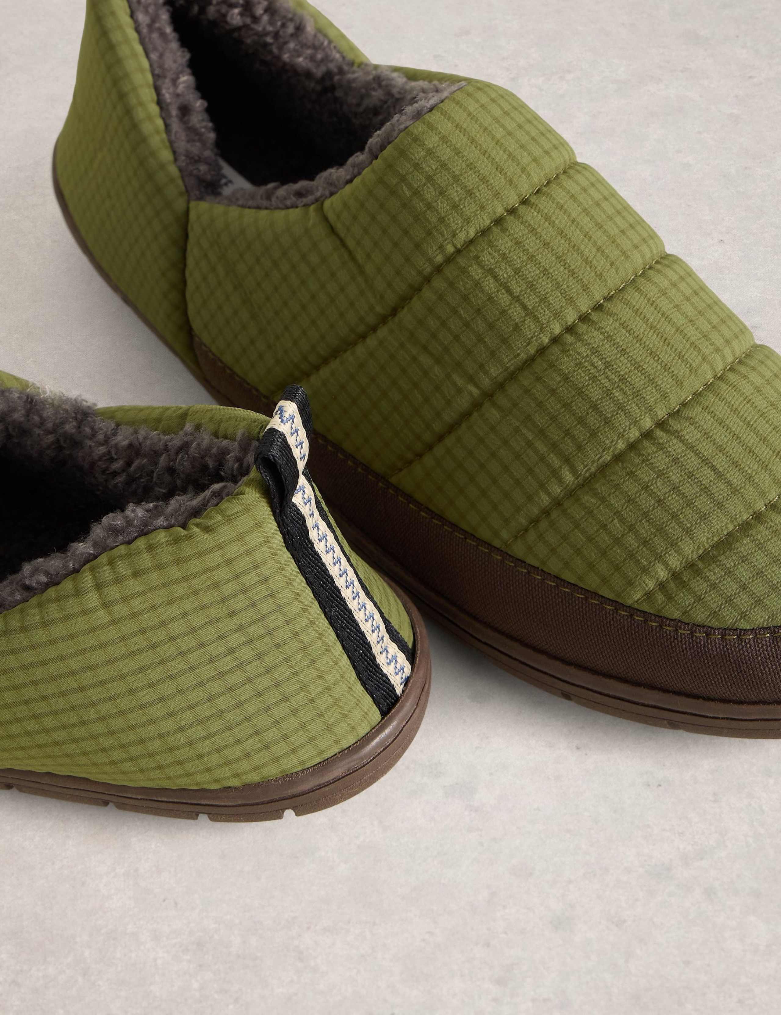 Checked Mule Slippers 2 of 4