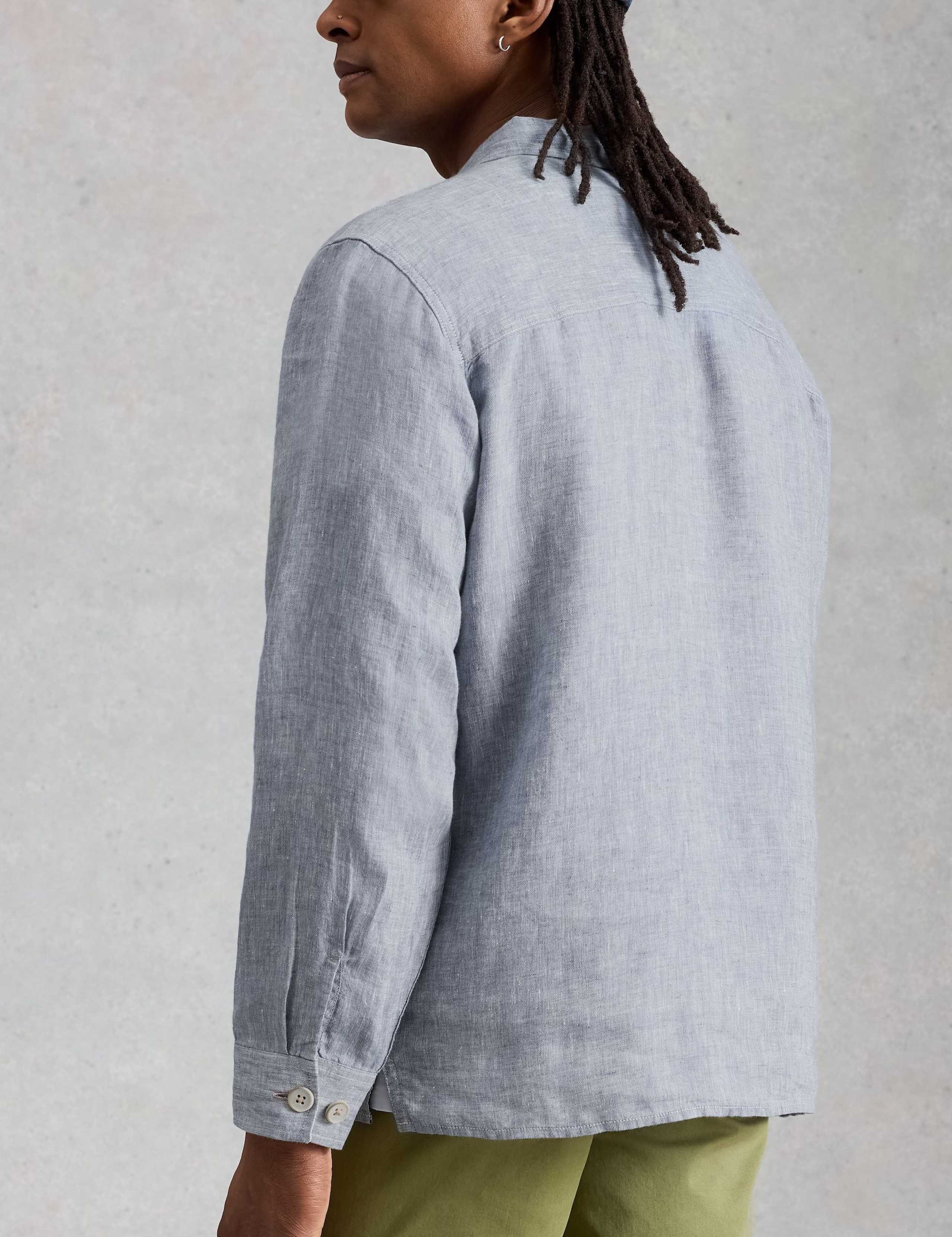 Regular Fit Pure Linen Overhead Shirt 5 of 6