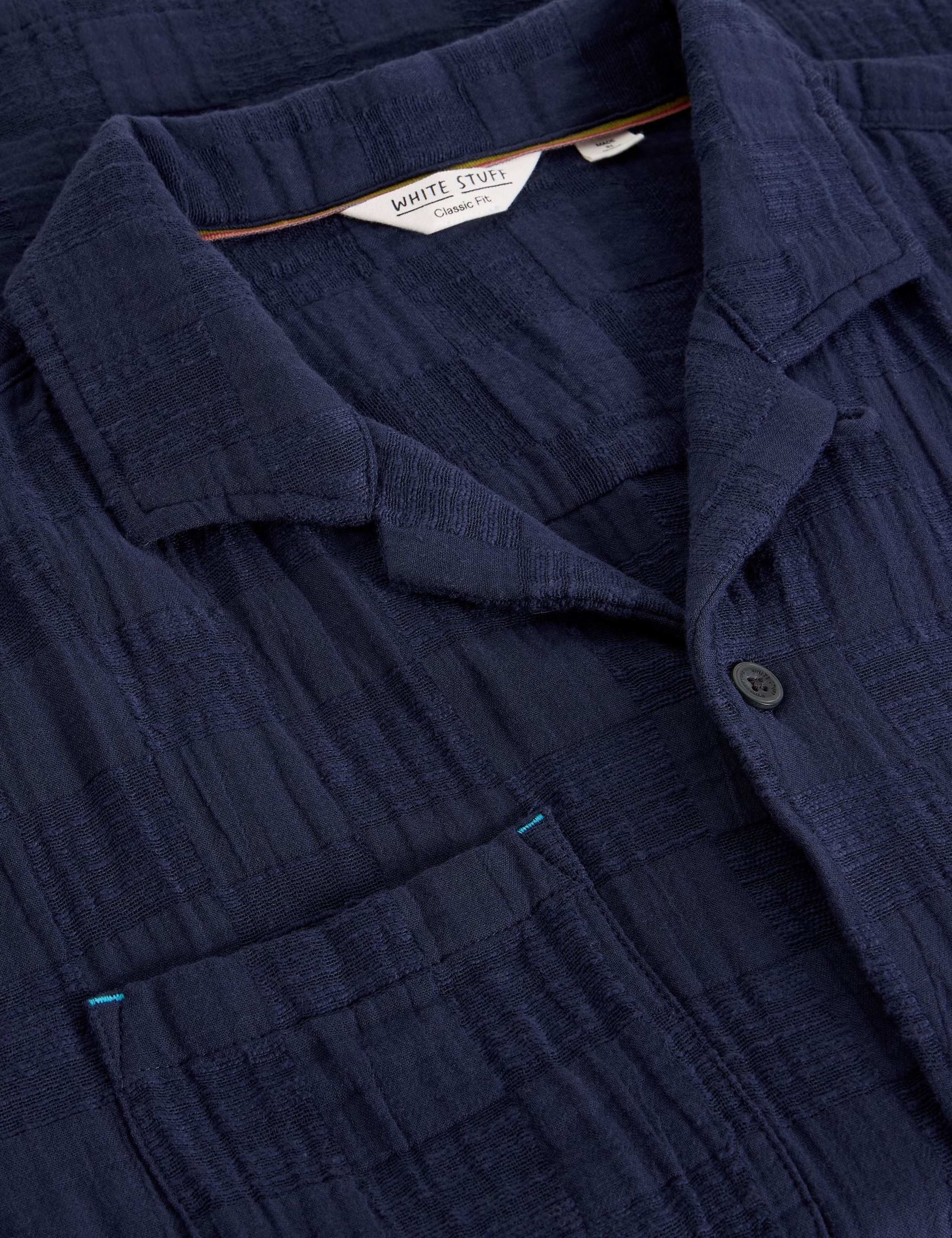 Pure Cotton Checked Short Sleeve Shirt 6 of 6