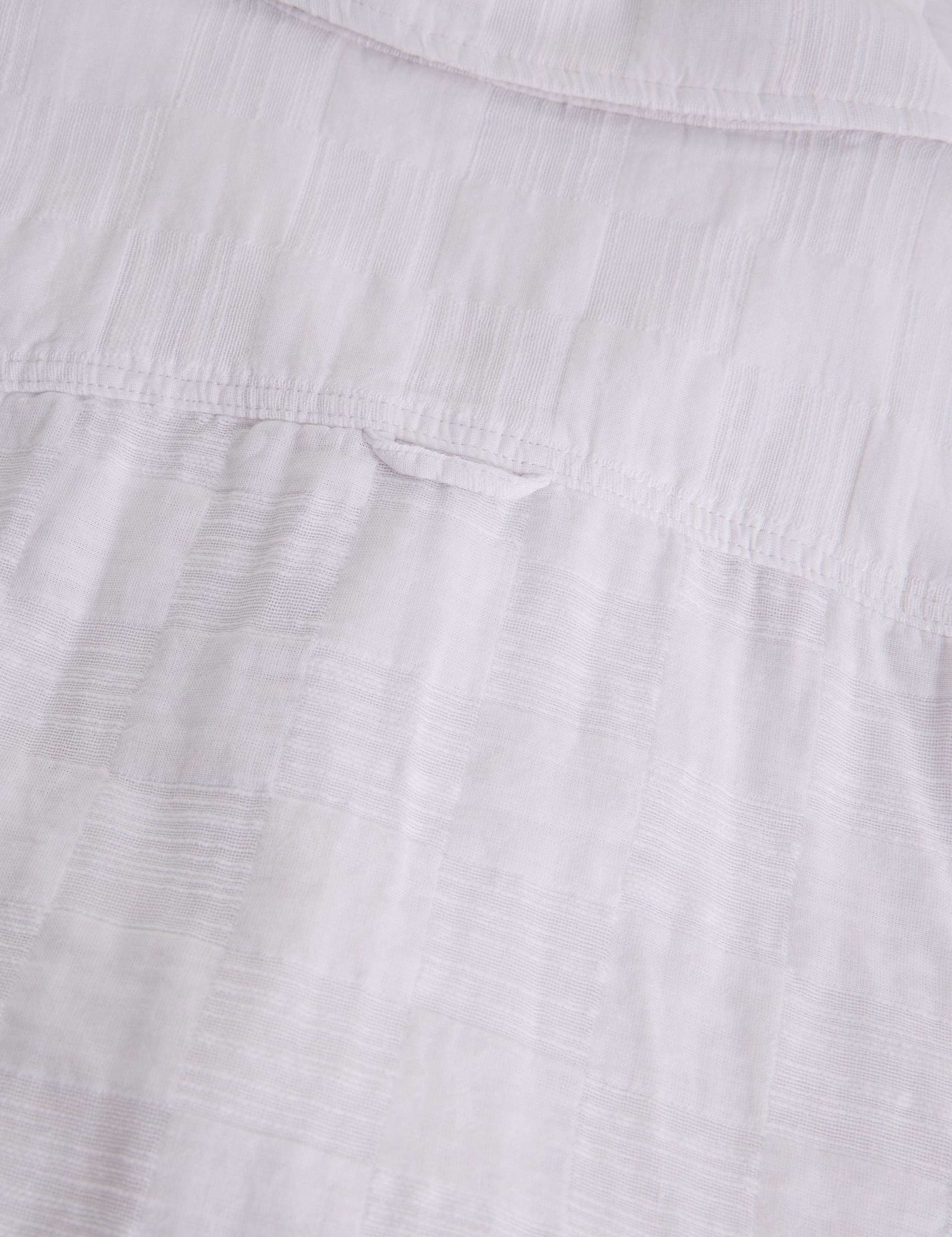 Pure Cotton Checked Short Sleeve Shirt 6 of 6