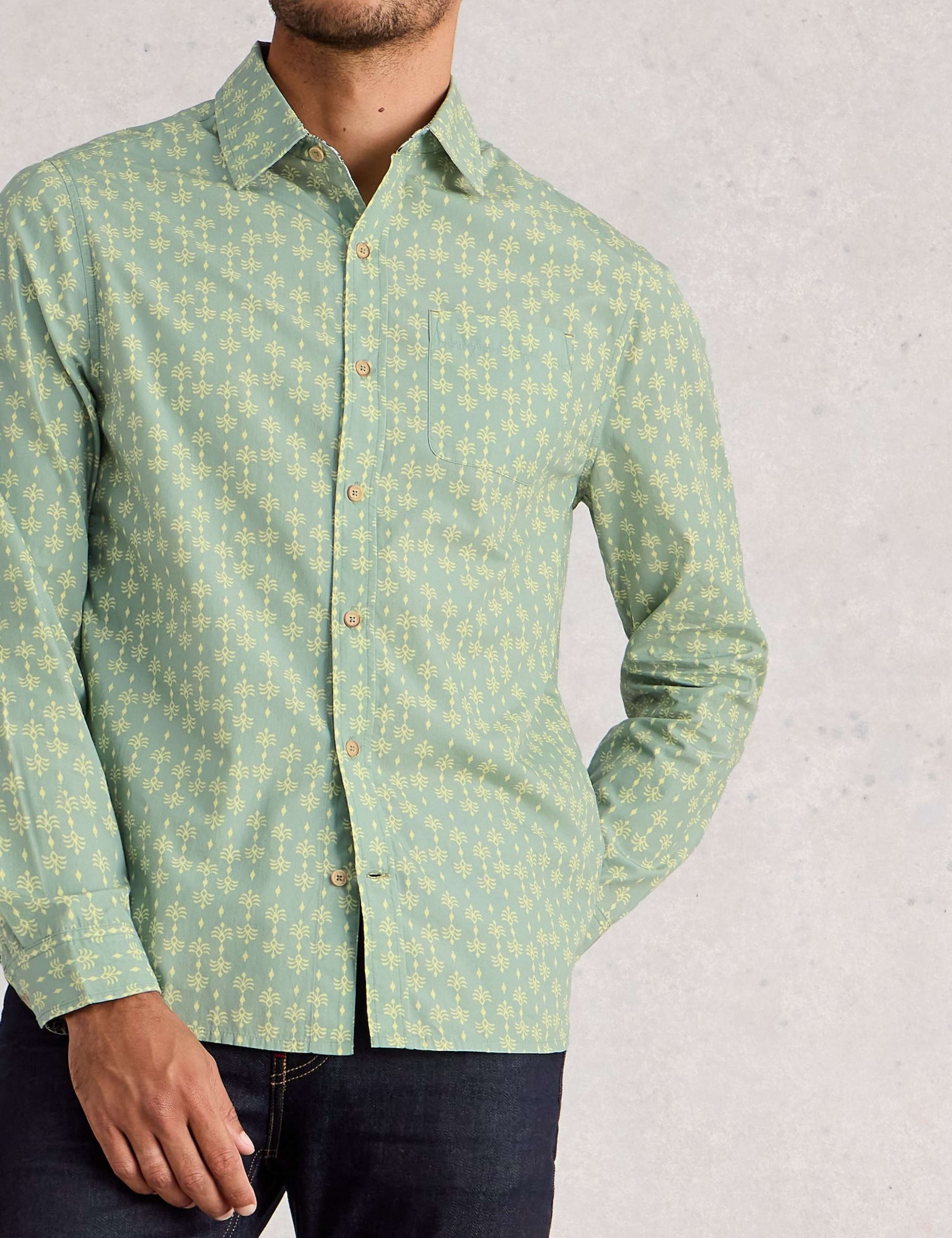 Regular Fit Pure Cotton Printed Shirt 4 of 6