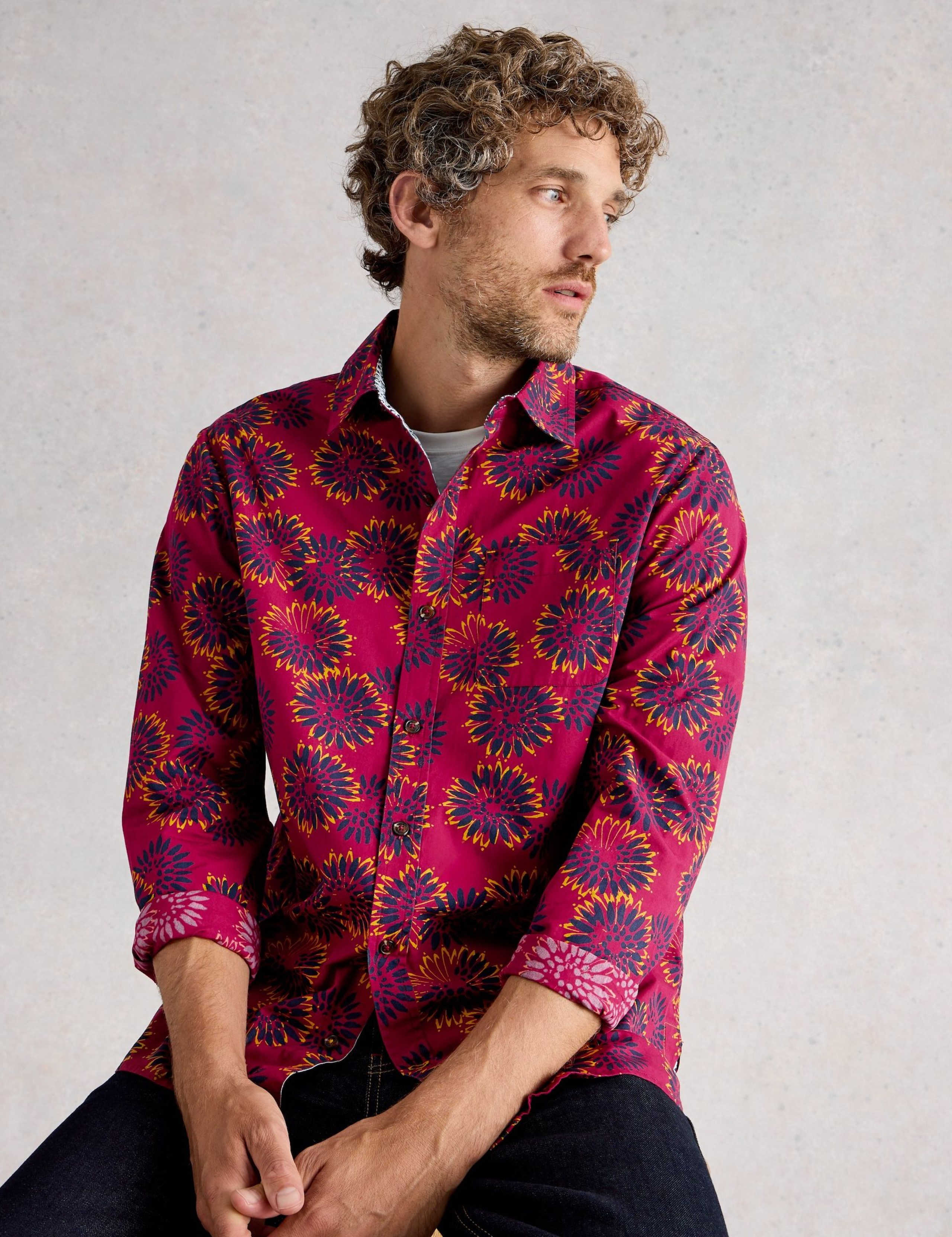 Regular Fit Pure Cotton Printed Shirt 3 of 6