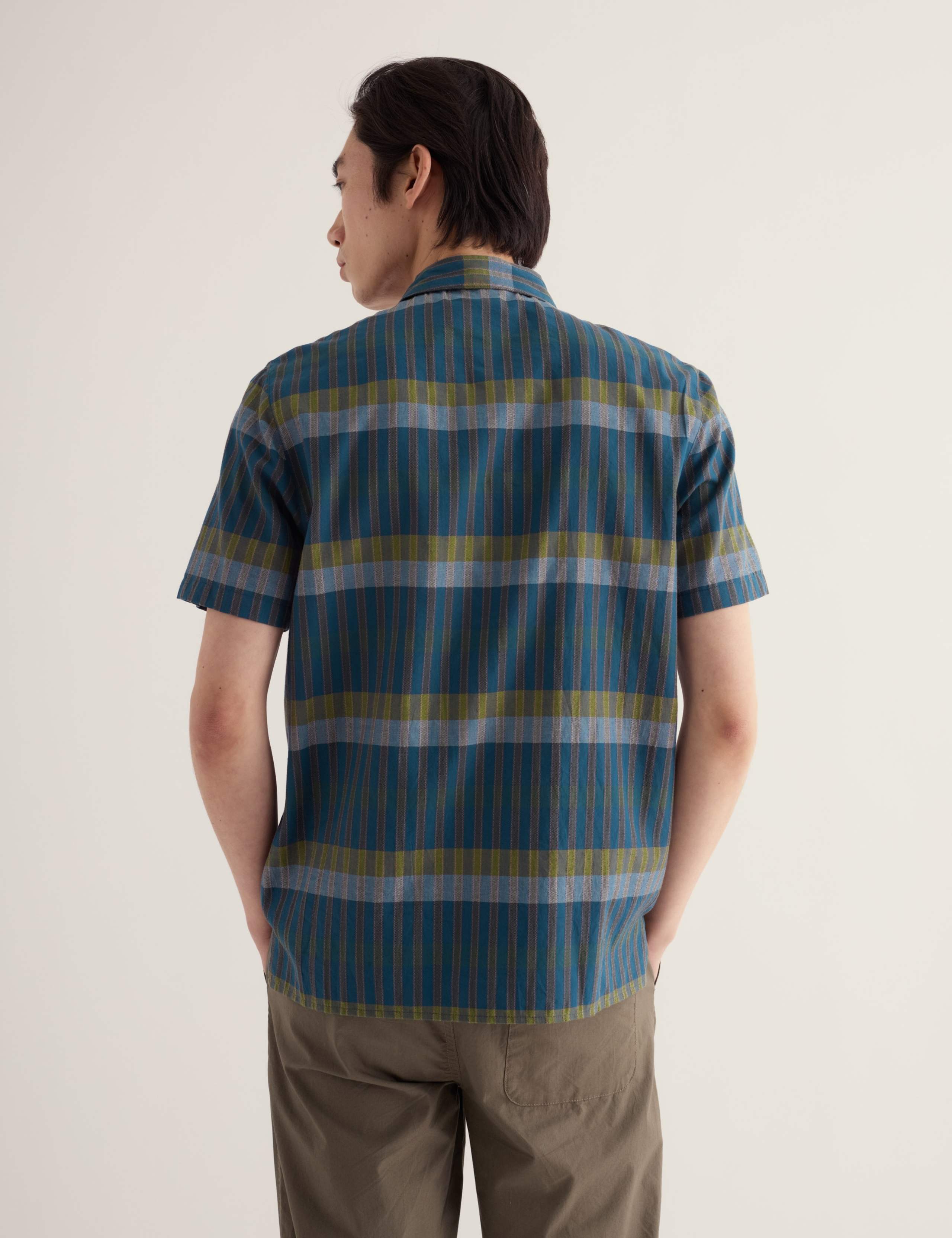 Pure Cotton Striped Short Sleeve Shirt 5 of 6