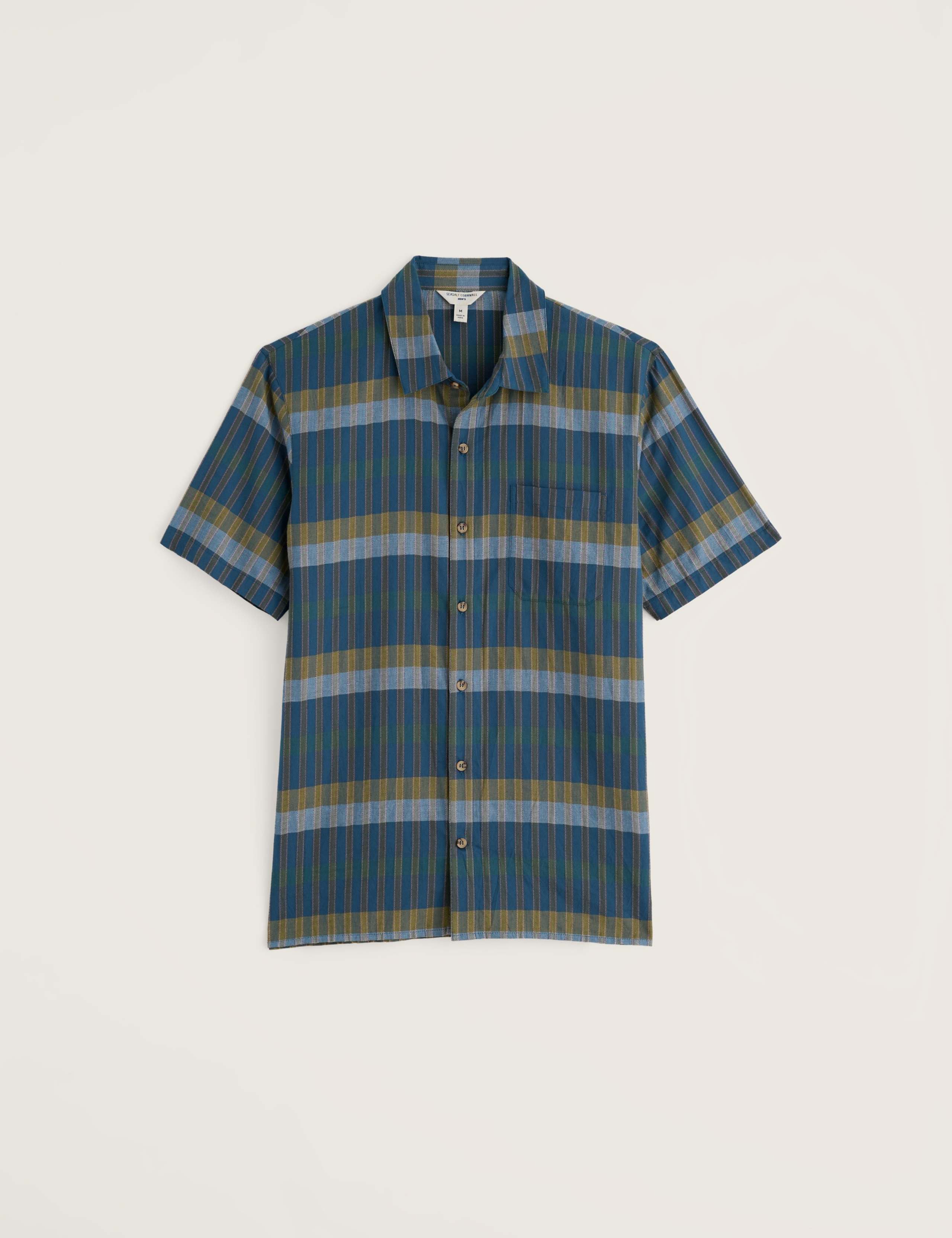 Pure Cotton Striped Short Sleeve Shirt 2 of 6