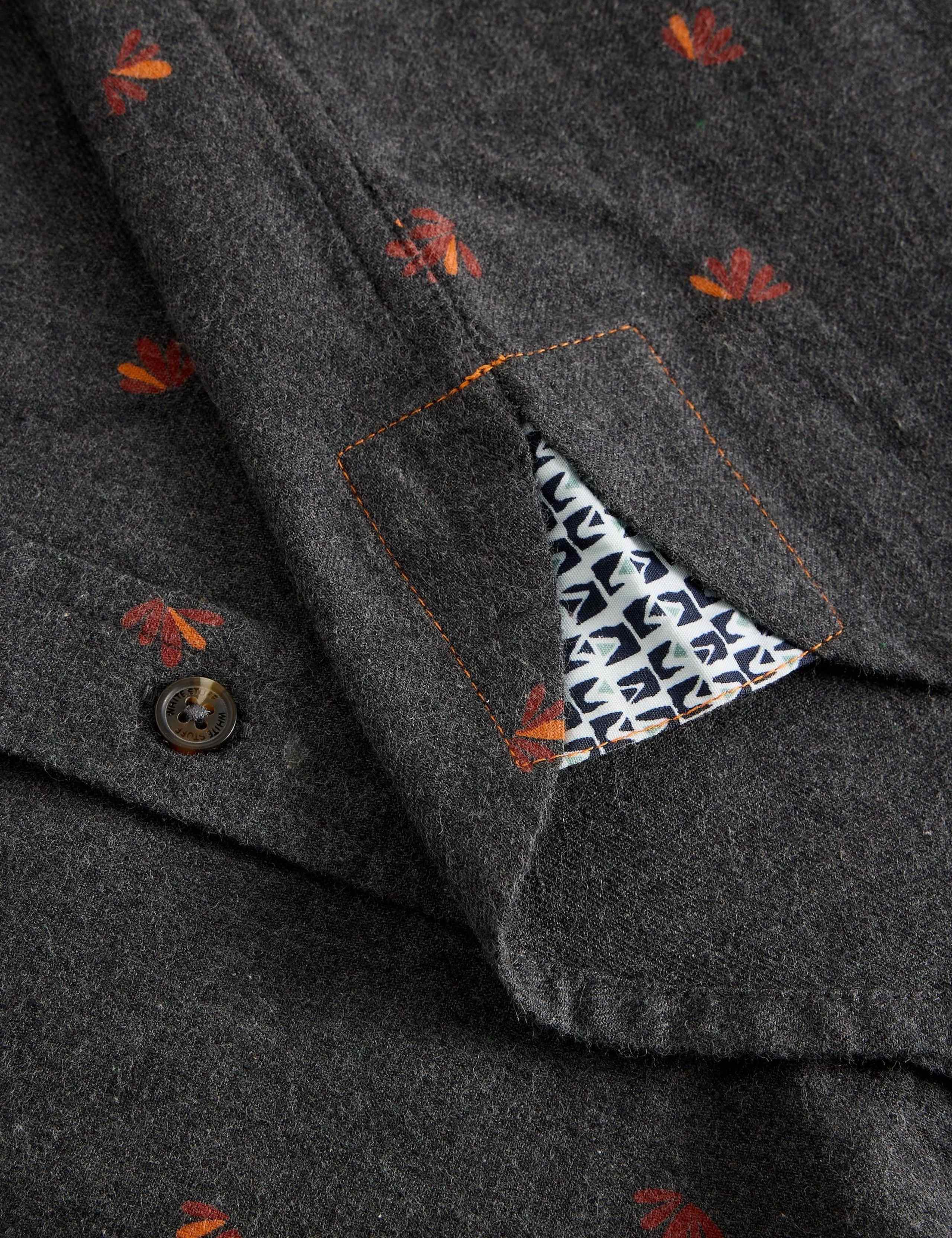 Regular Fit Pure Cotton Fan Print Shirt 5 of 6