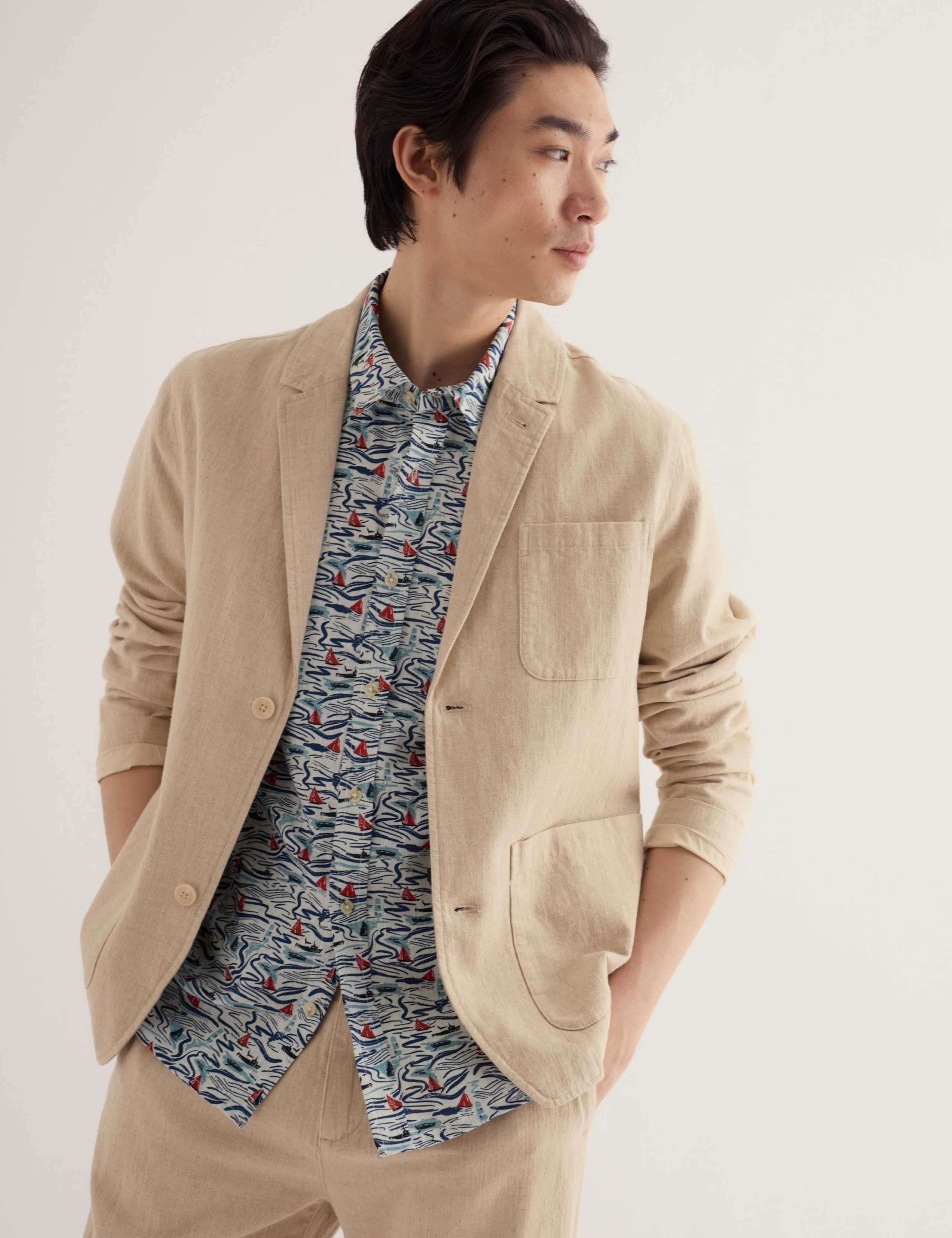 Pure Cotton Printed Short Sleeve Shirt 4 of 5