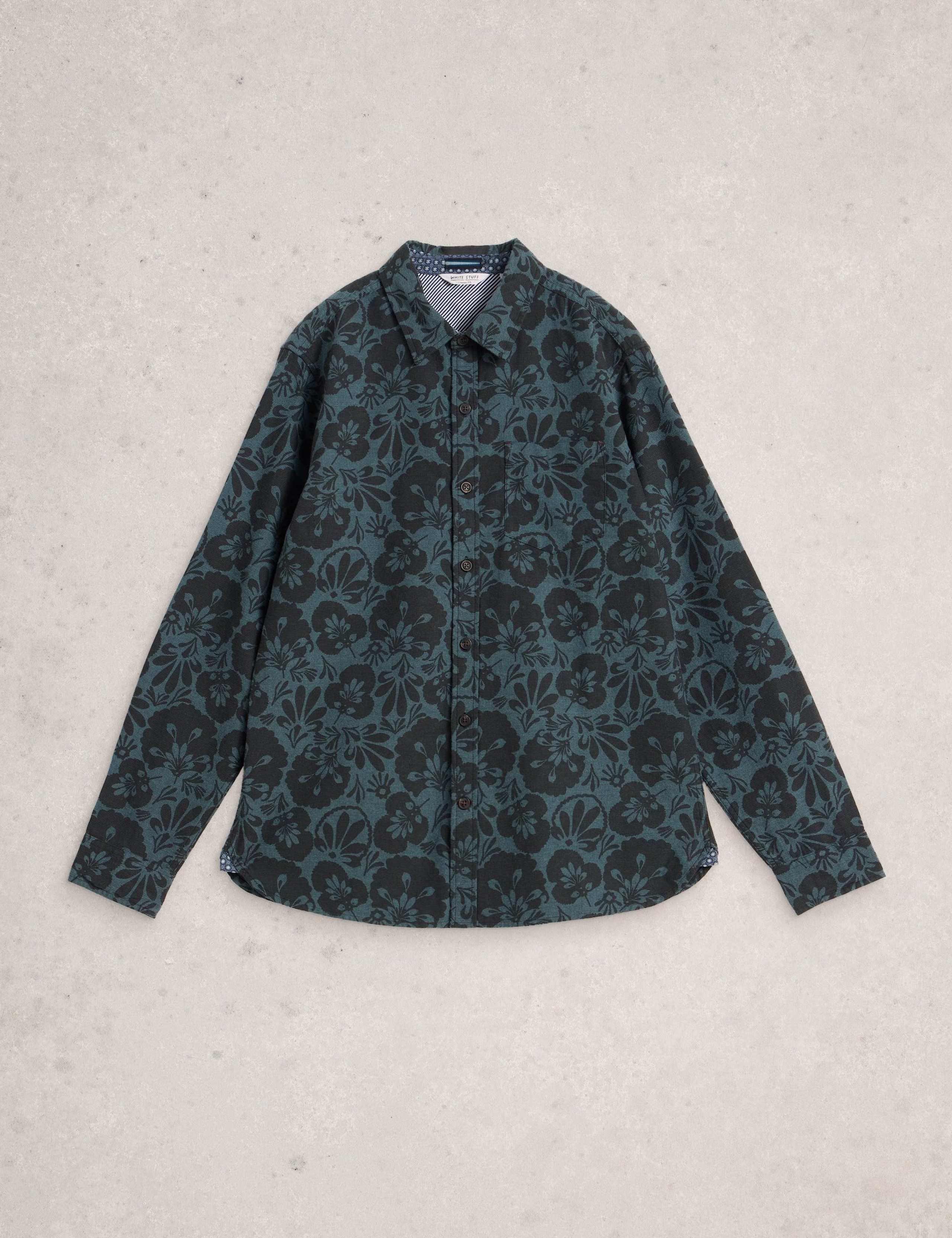 Regular Fit Pure Cotton Floral Print Shirt 2 of 6