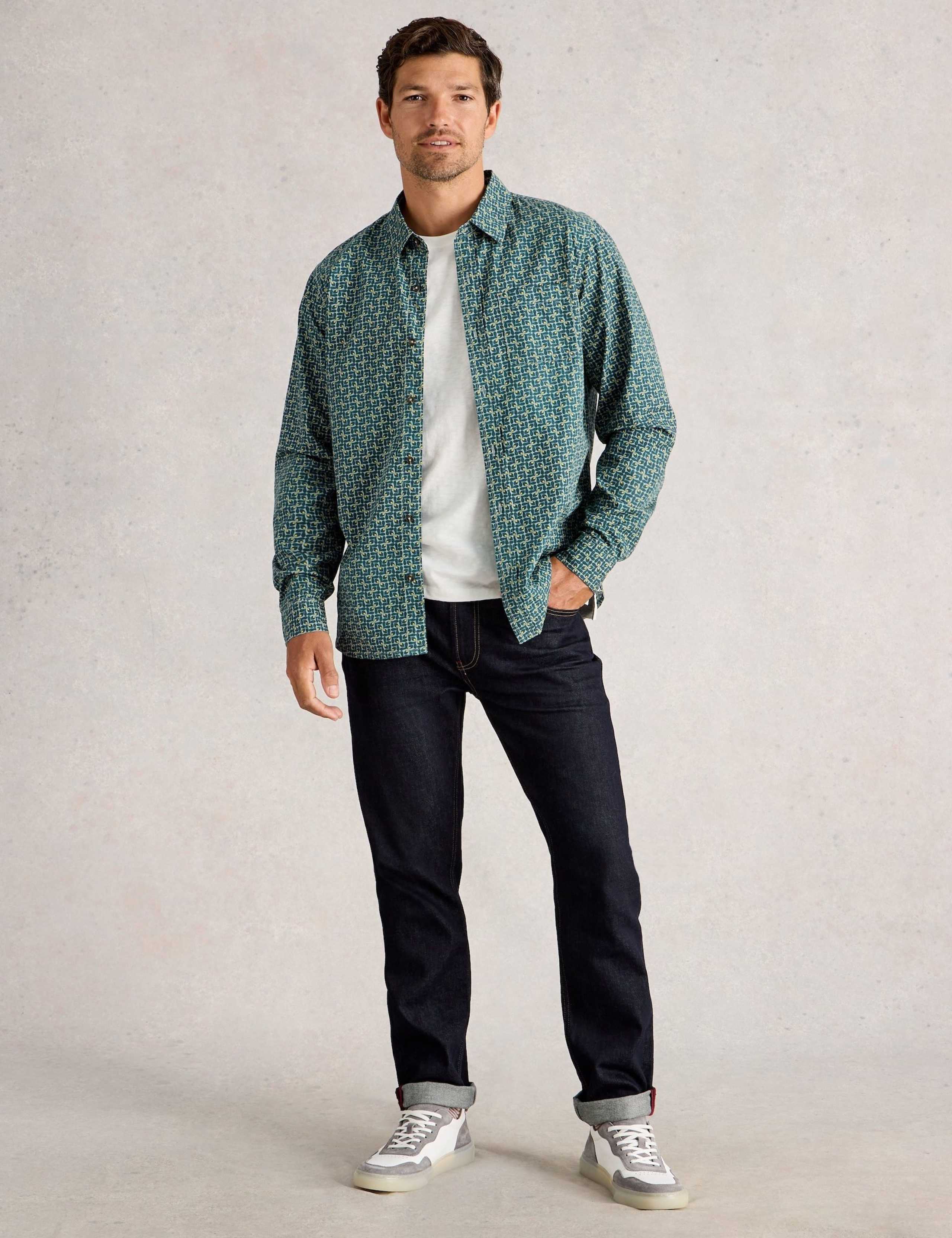 Regular Fit Pure Cotton Printed Shirt 1 of 6