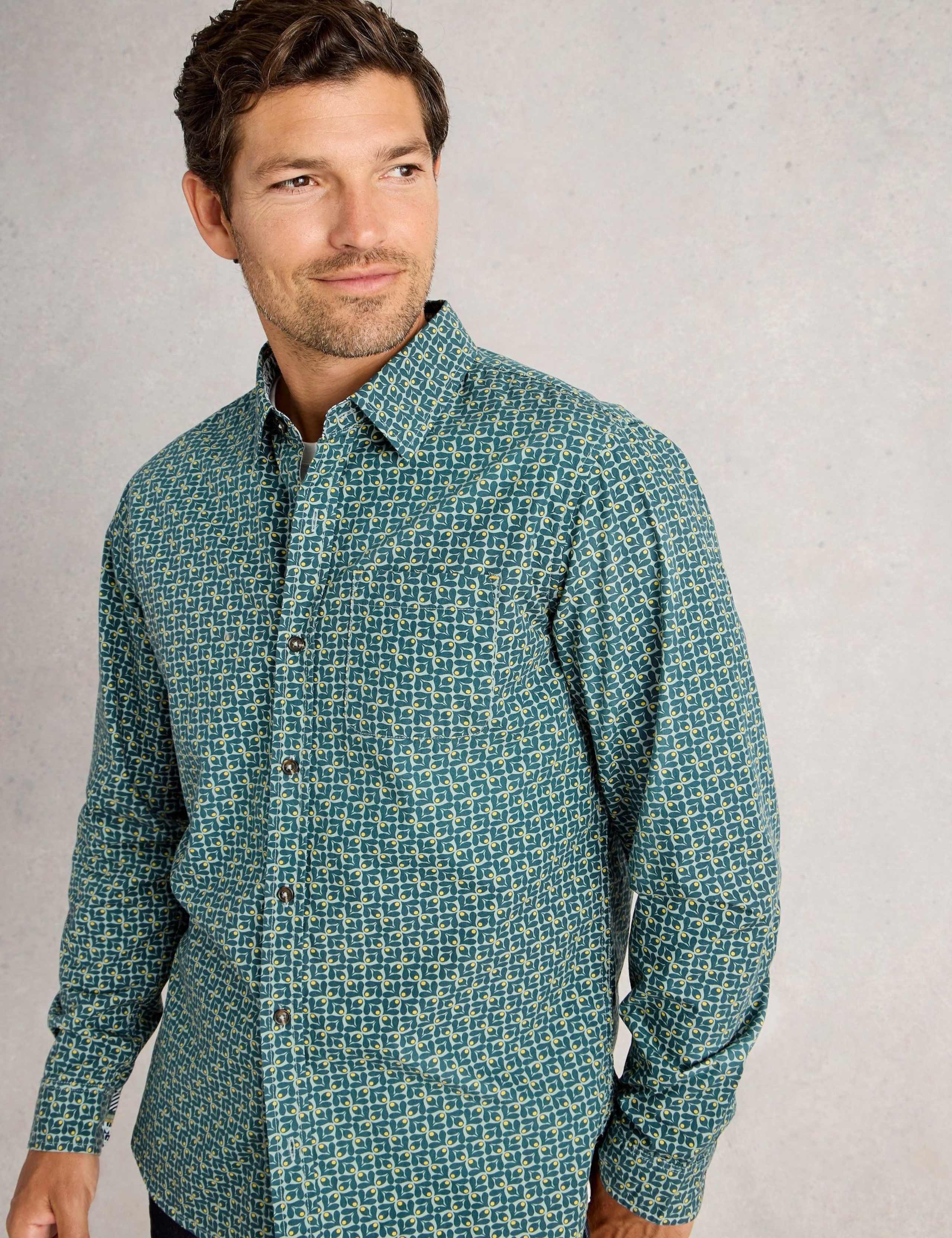 Regular Fit Pure Cotton Printed Shirt 3 of 6