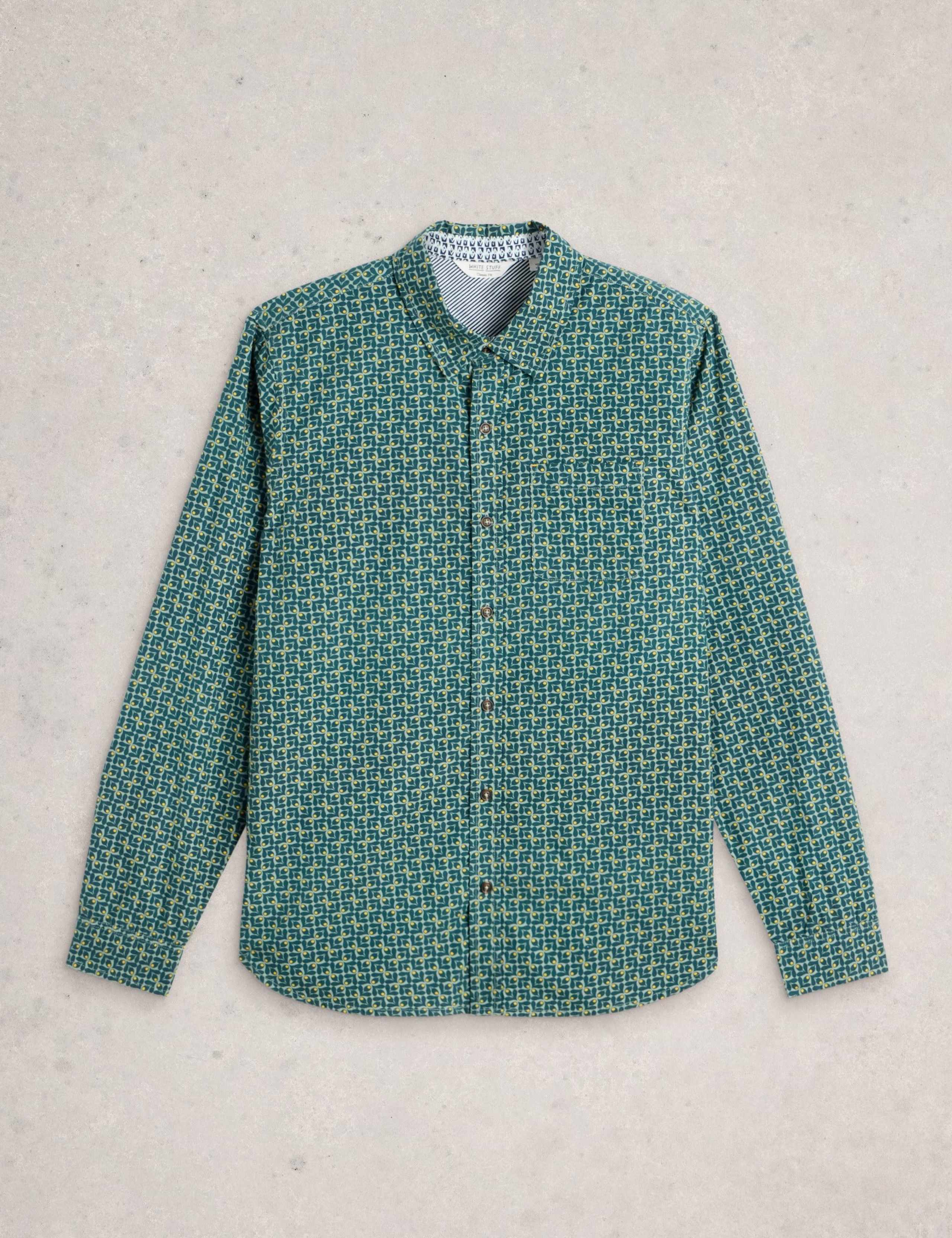Regular Fit Pure Cotton Printed Shirt 2 of 6