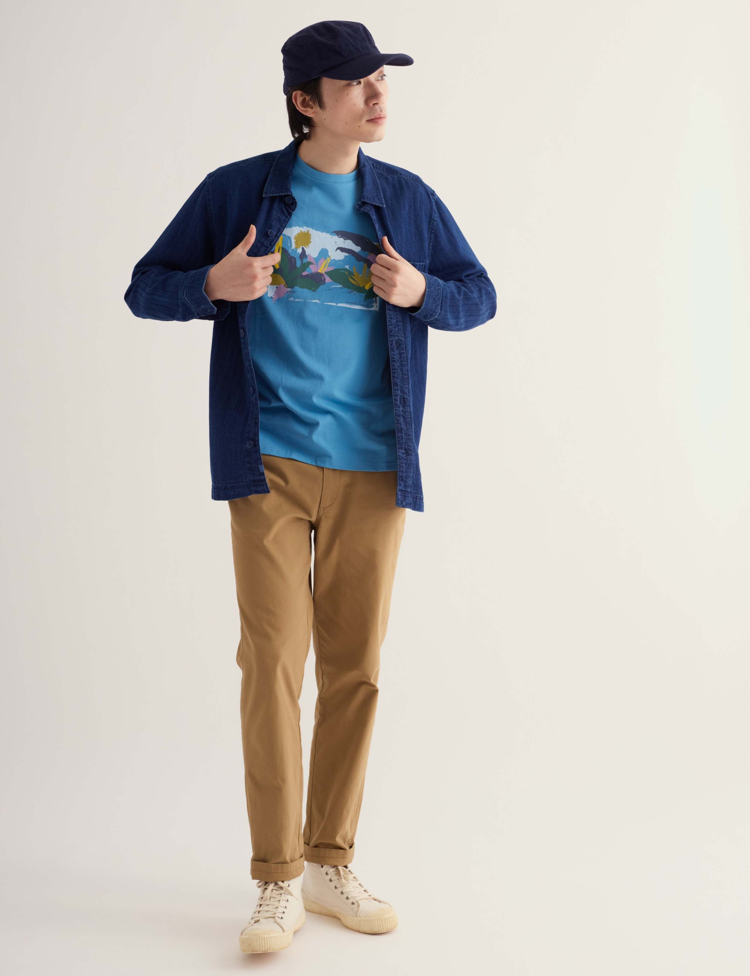Pure Cotton Seaside Graphic T-Shirt 4 of 5