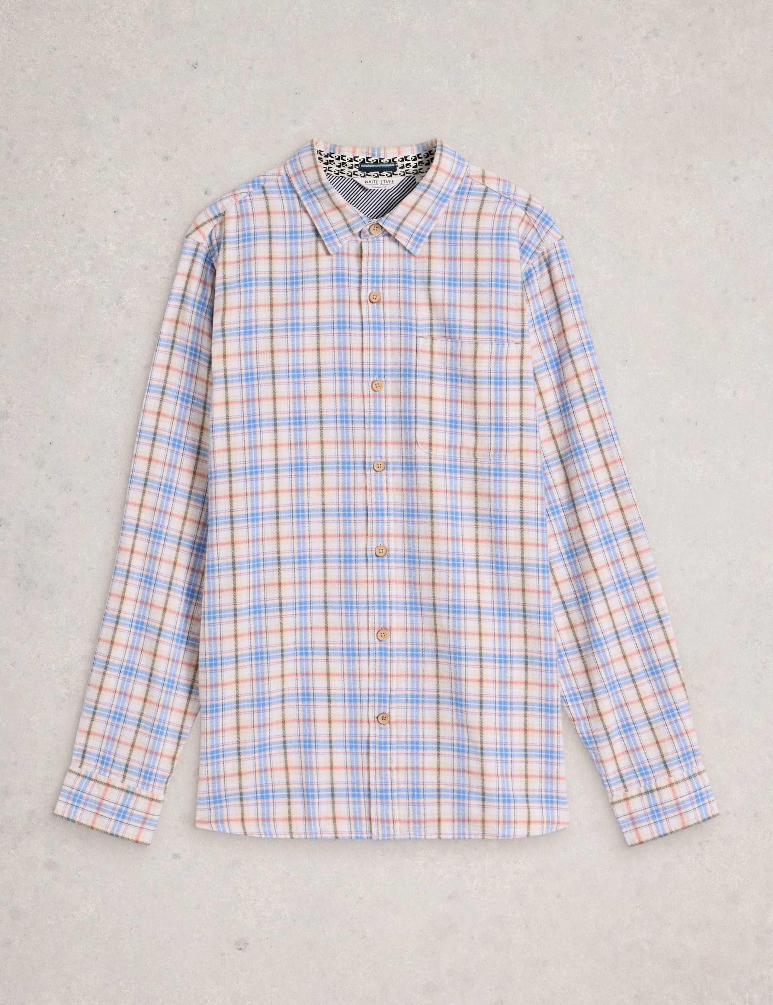 Regular Fit Pure Cotton Multi Check Shirt 2 of 6