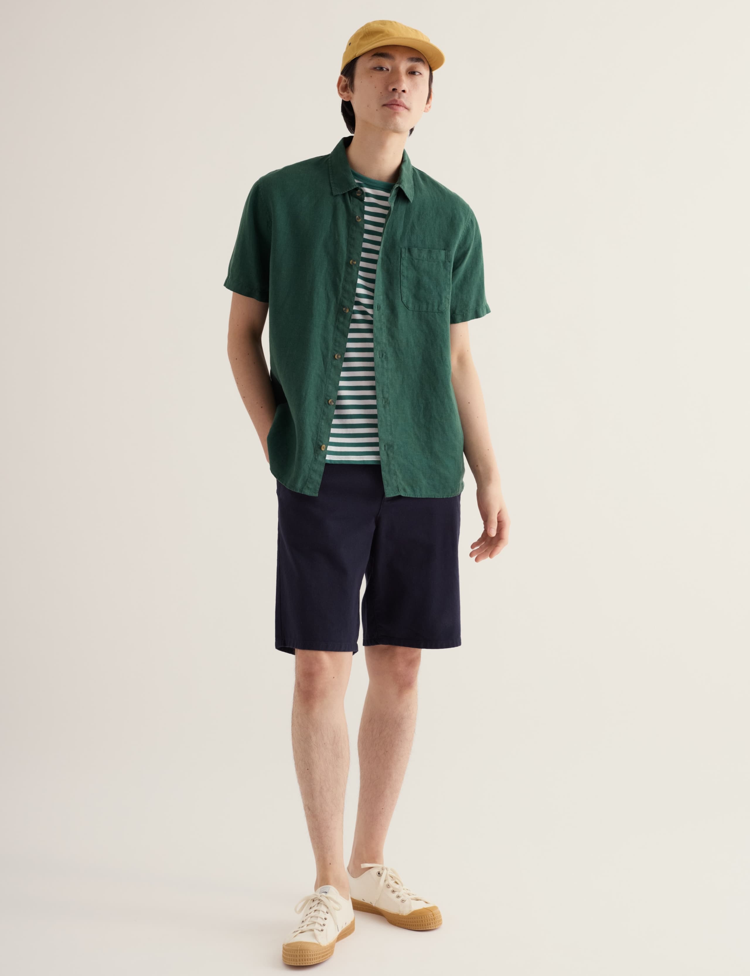 Pure Cotton Striped T-Shirt 3 of 5