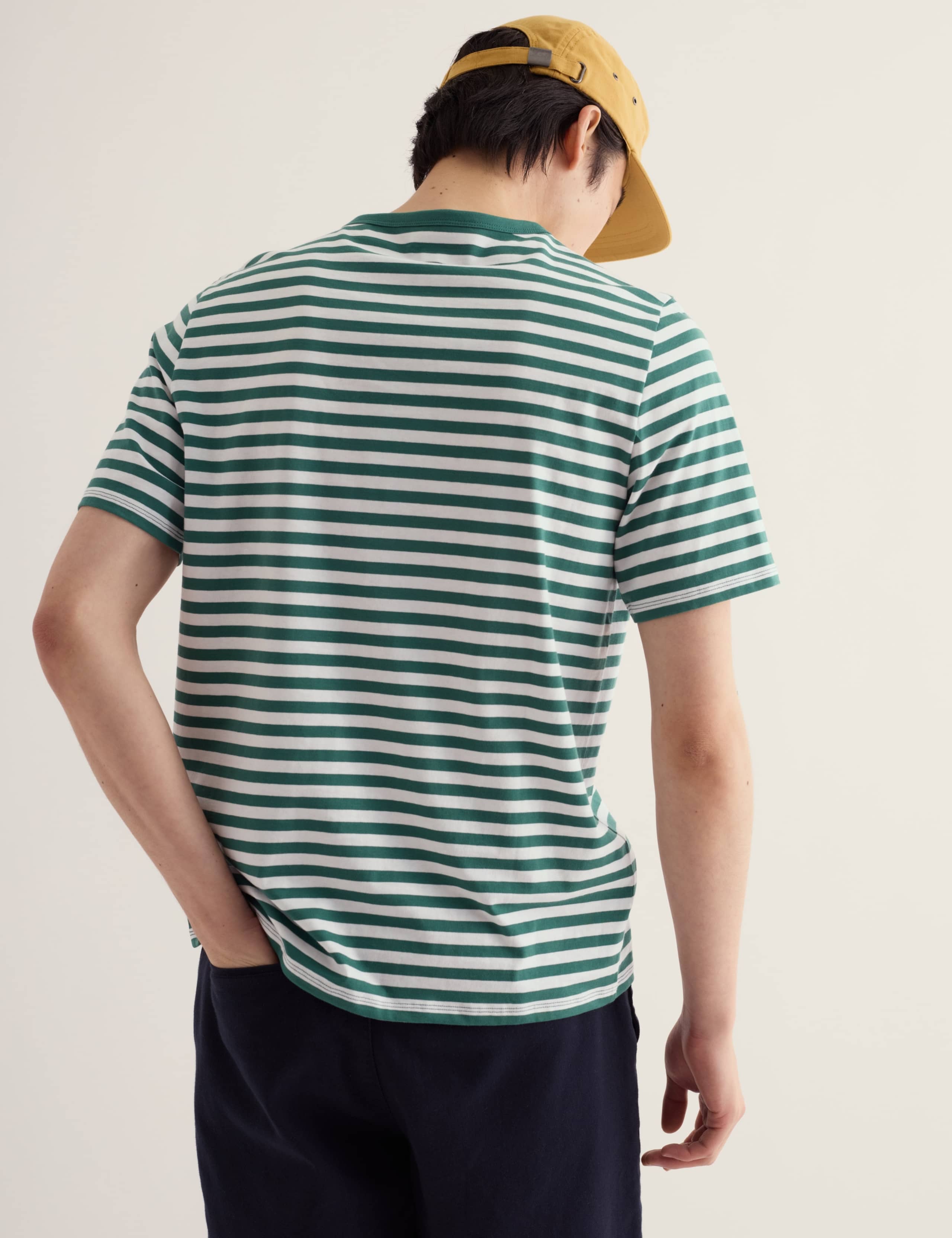 Pure Cotton Striped T-Shirt 4 of 5